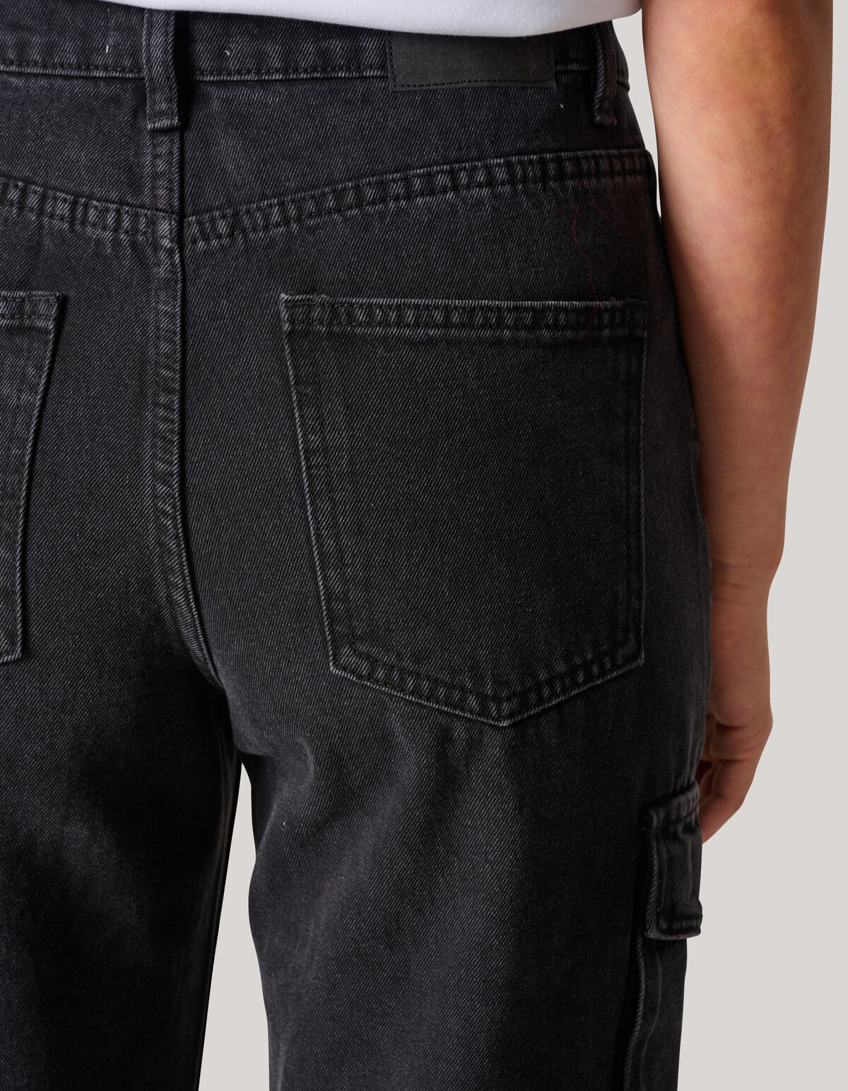 Cargo-Denim-Jeans Schwarz L33 SHOEBY WOMEN