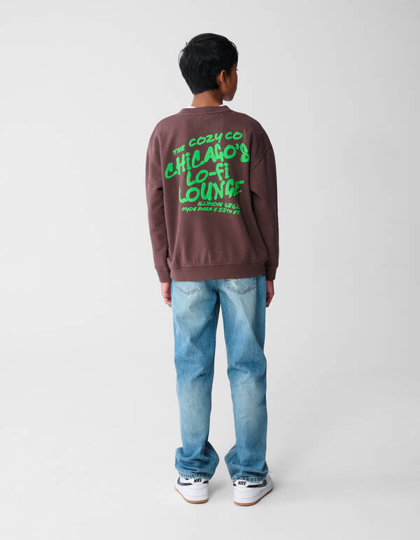 Chicago Artwork Sweater Bruin SHOEBY BOYS