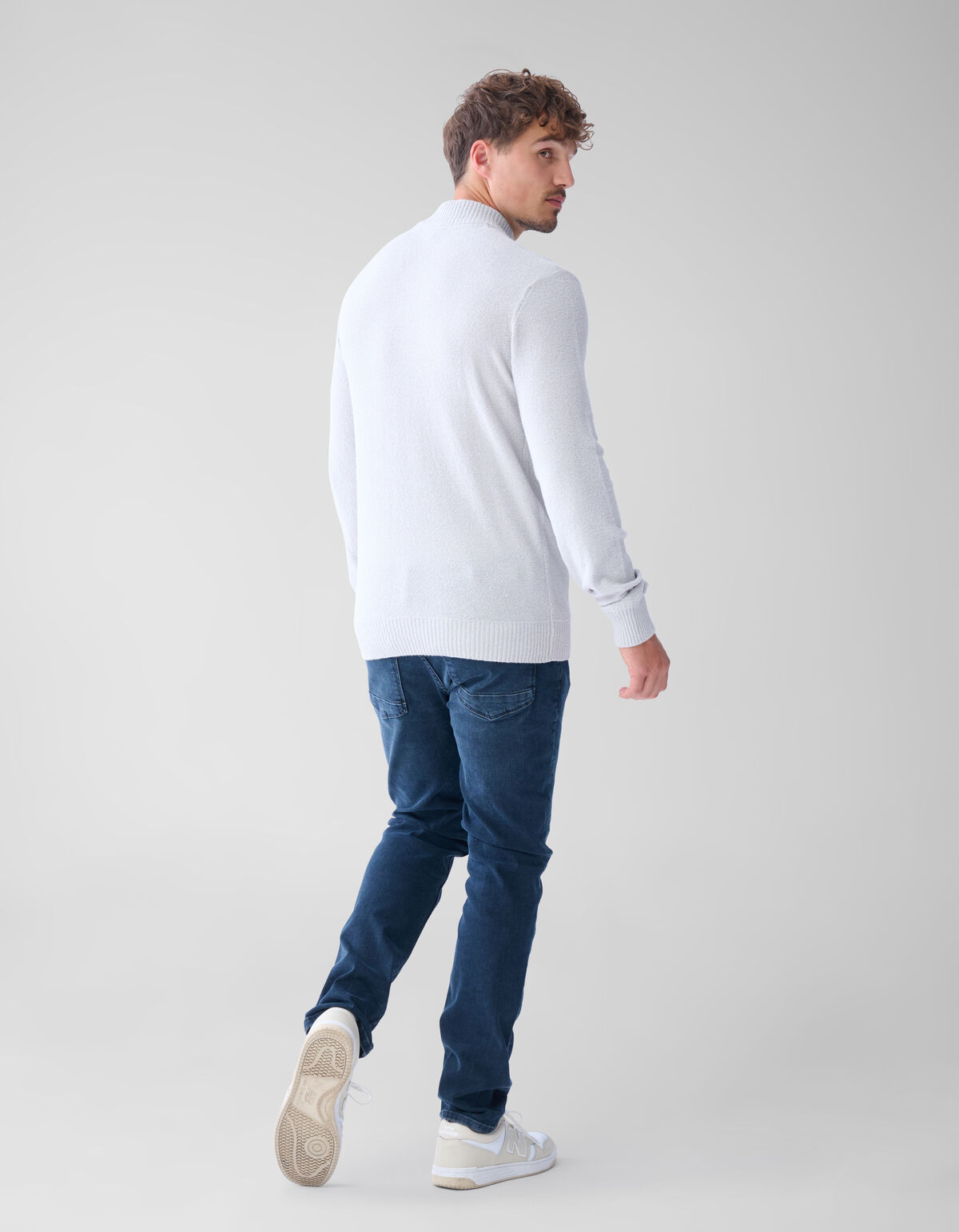Basic Pullover Grau SHOEBY MEN