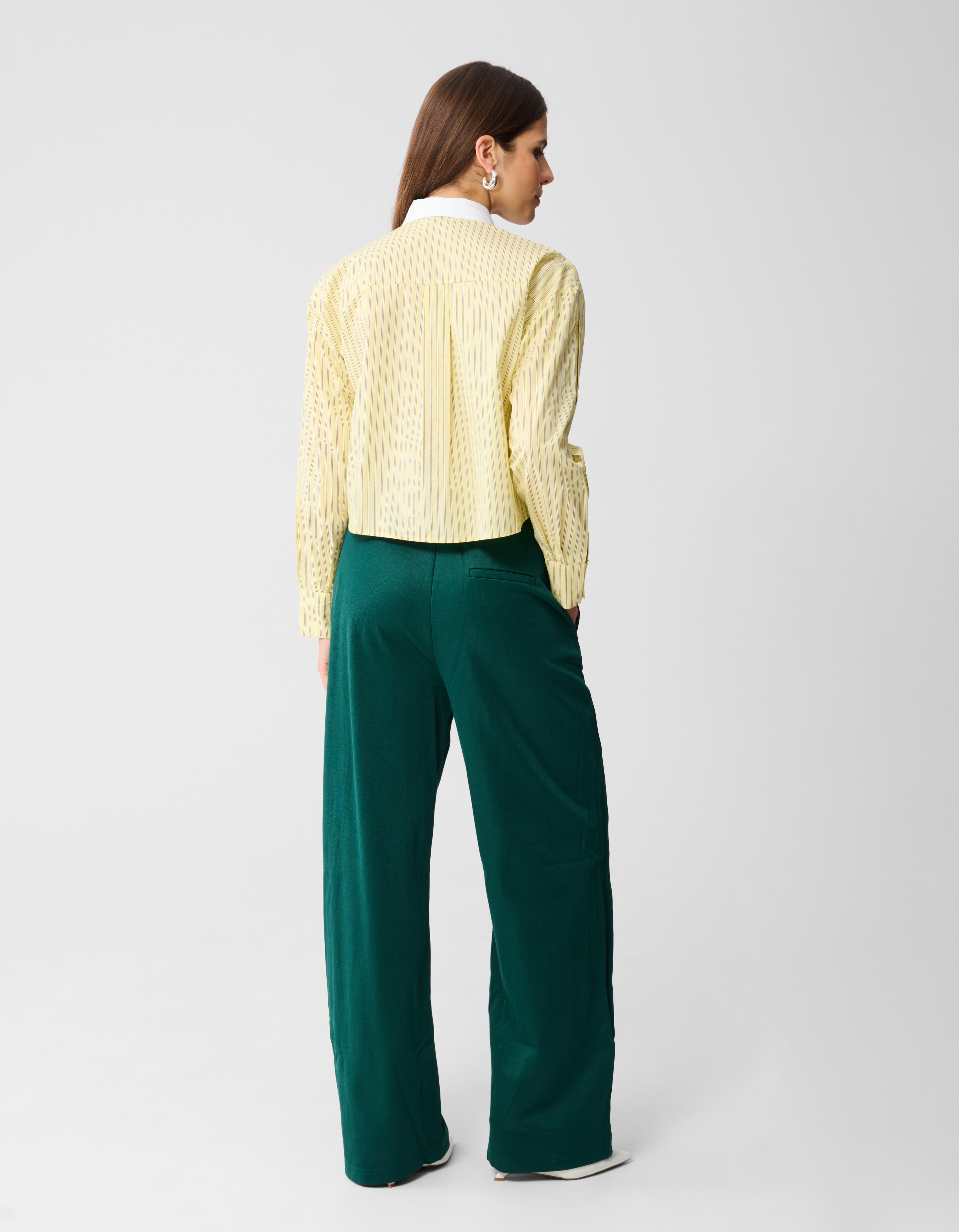 Bluse mit Strasskragen, hellgelb SHOEBY WOMEN