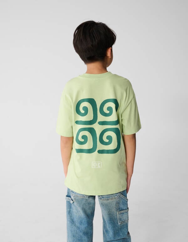 Green Wave T-Shirt Hellgr&uuml;n SHOEBY BOYS