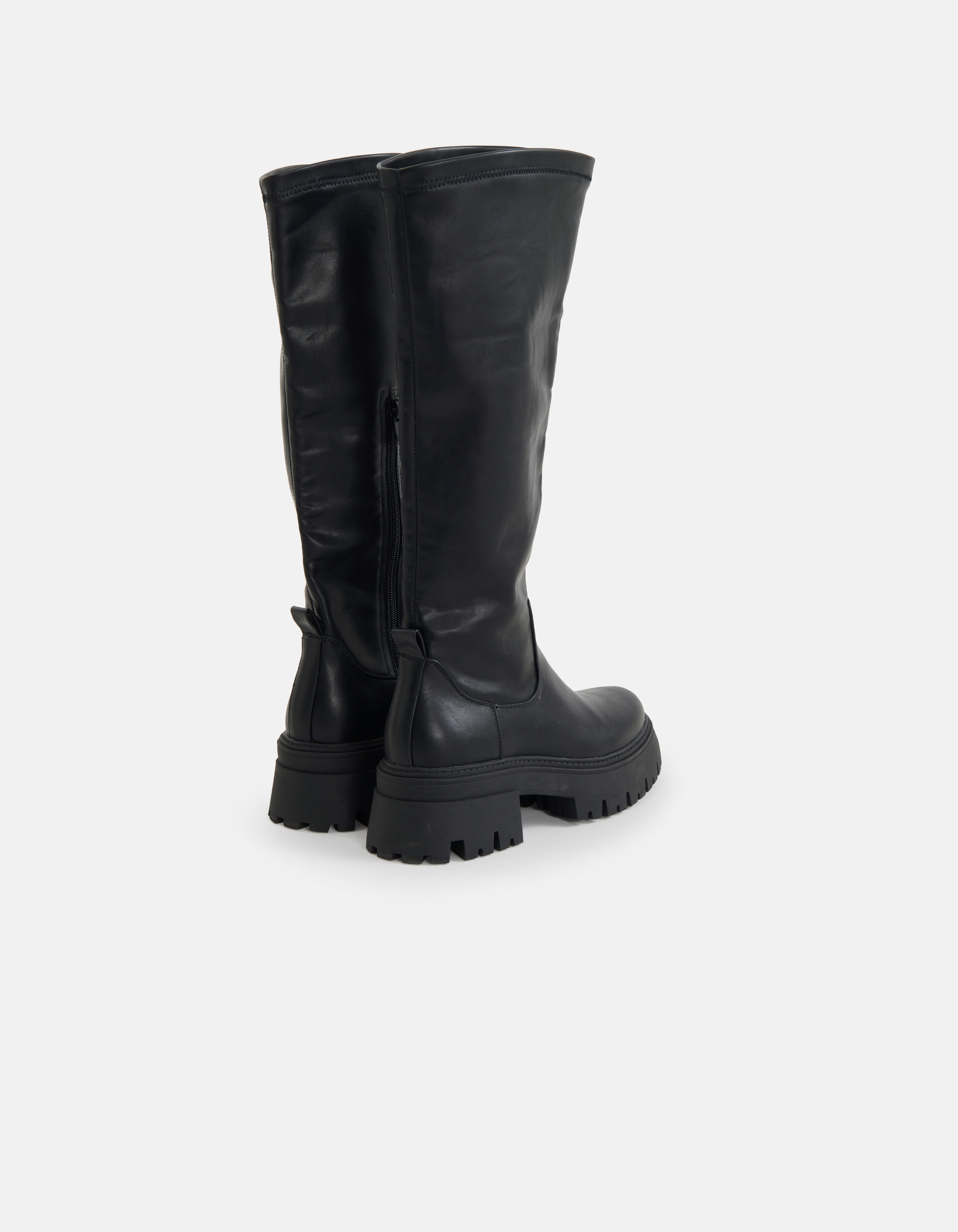 Chunky Stretch Stiefel Schwarz SHOEBY SHOES