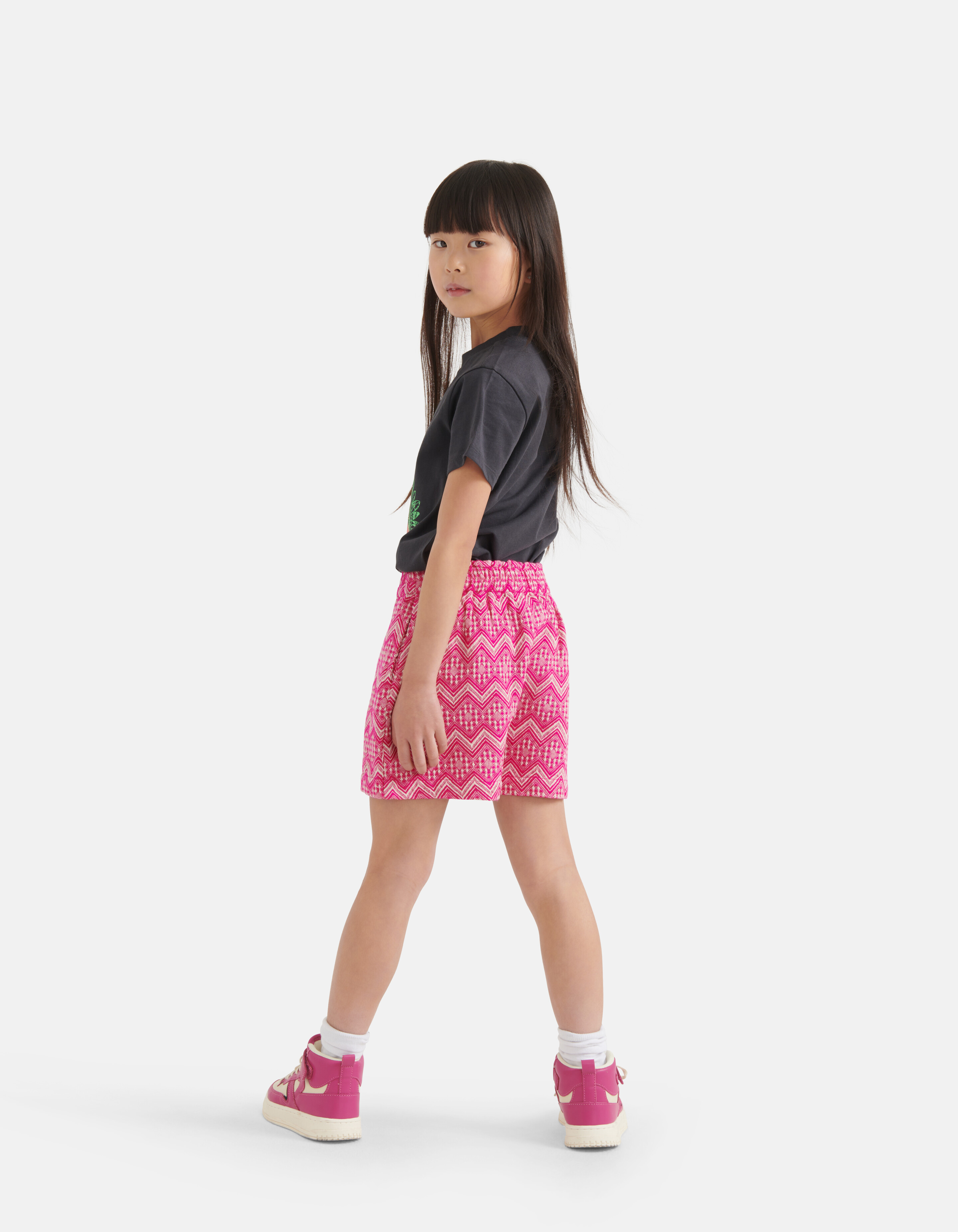 Artwork T-shirt Dunkelgrau SHOEBY GIRLS