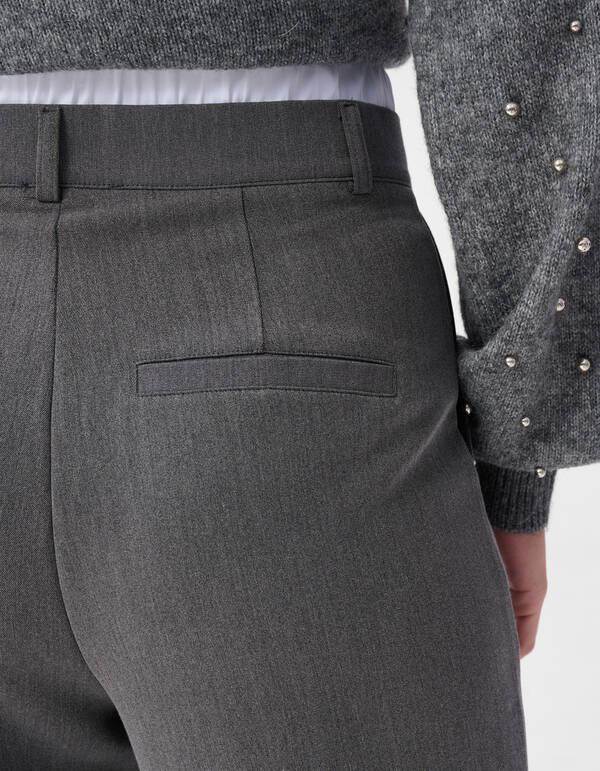 Hose mit doppeltem Bund Dunkelgrau SHOEBY WOMEN