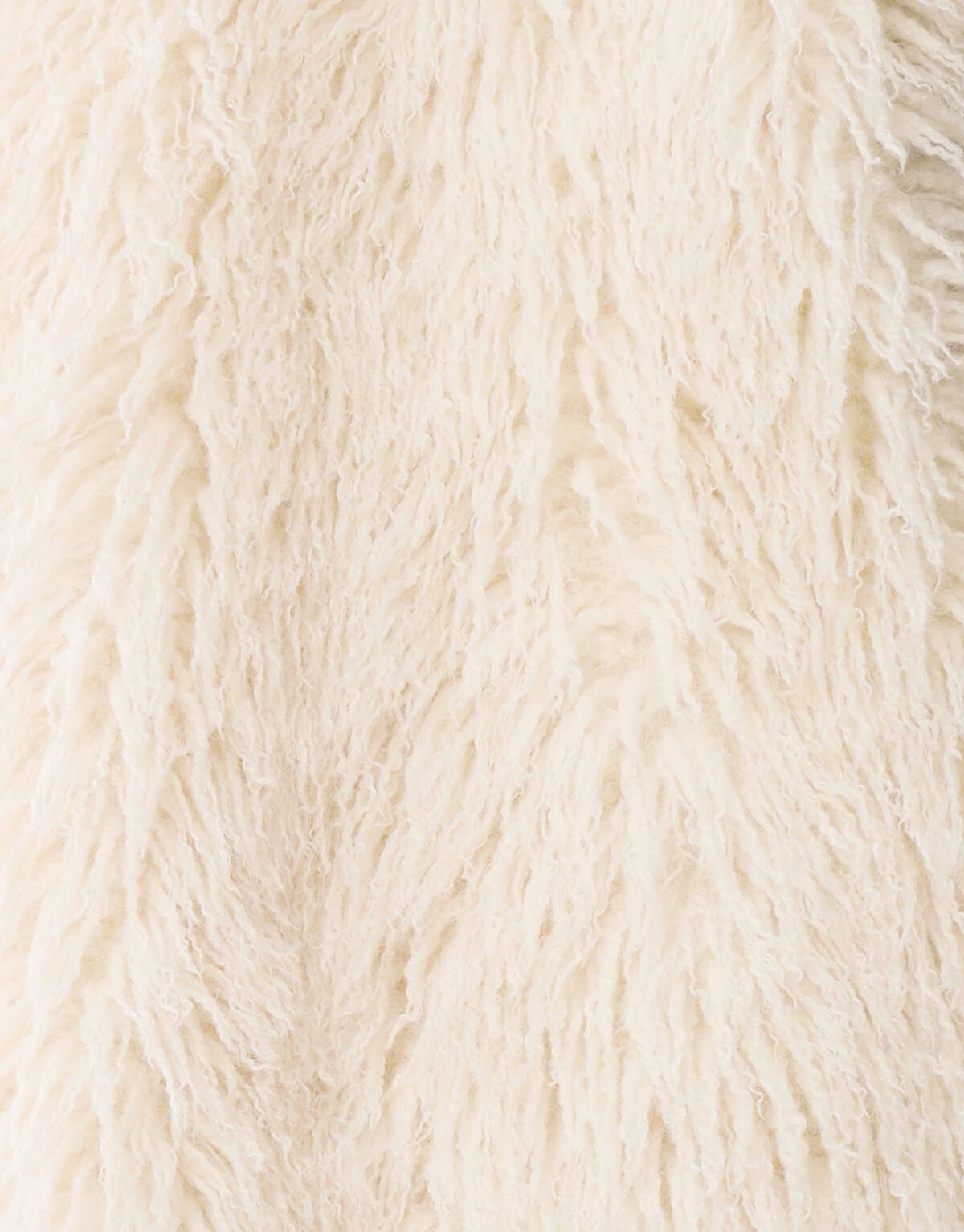 Oversized Teddy-Weste Gebrochen Weiß von Mieke SHOEBY WOMEN