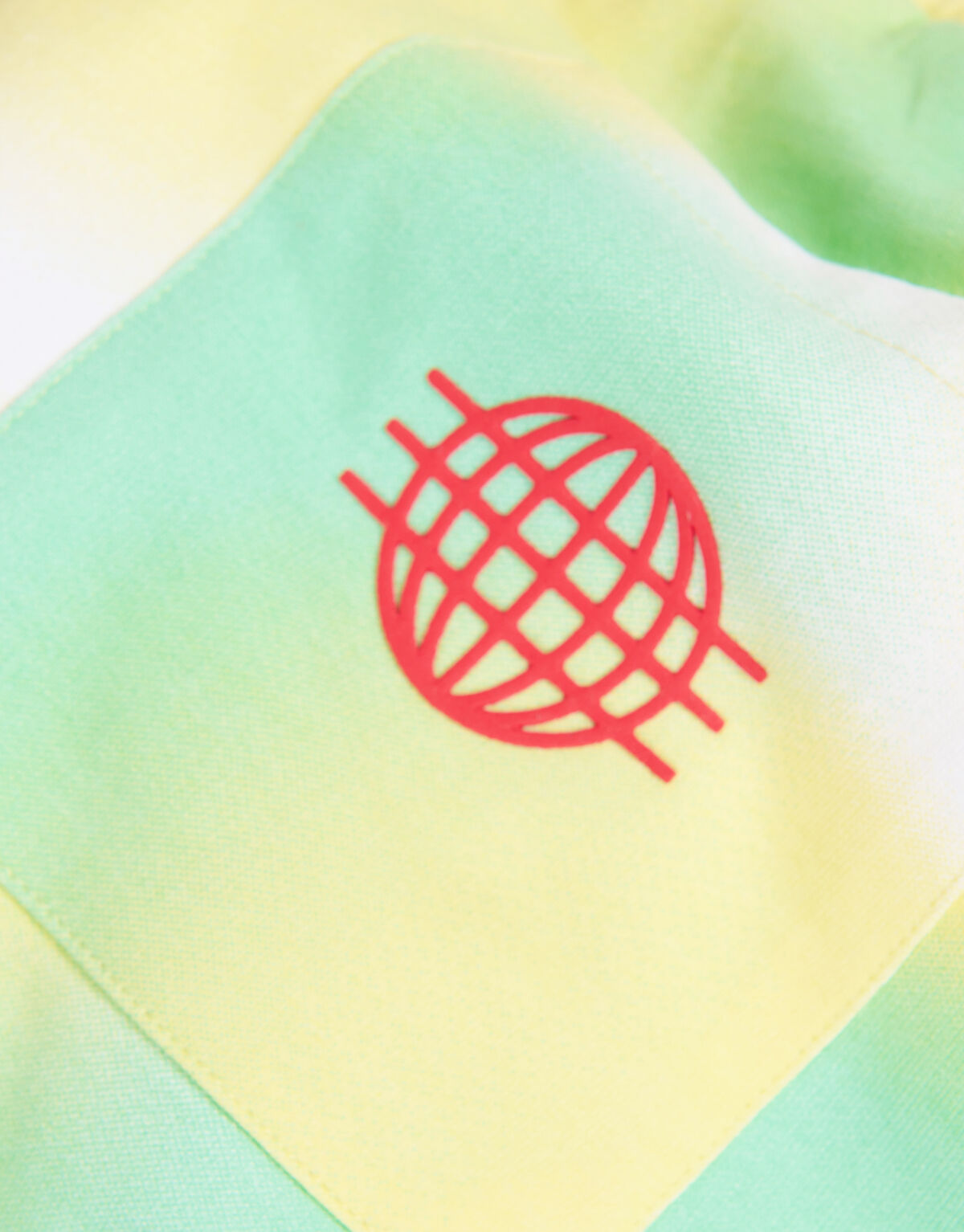 Bedruckte Tie Dye Short Gr&uuml;n SHOEBY BOYS