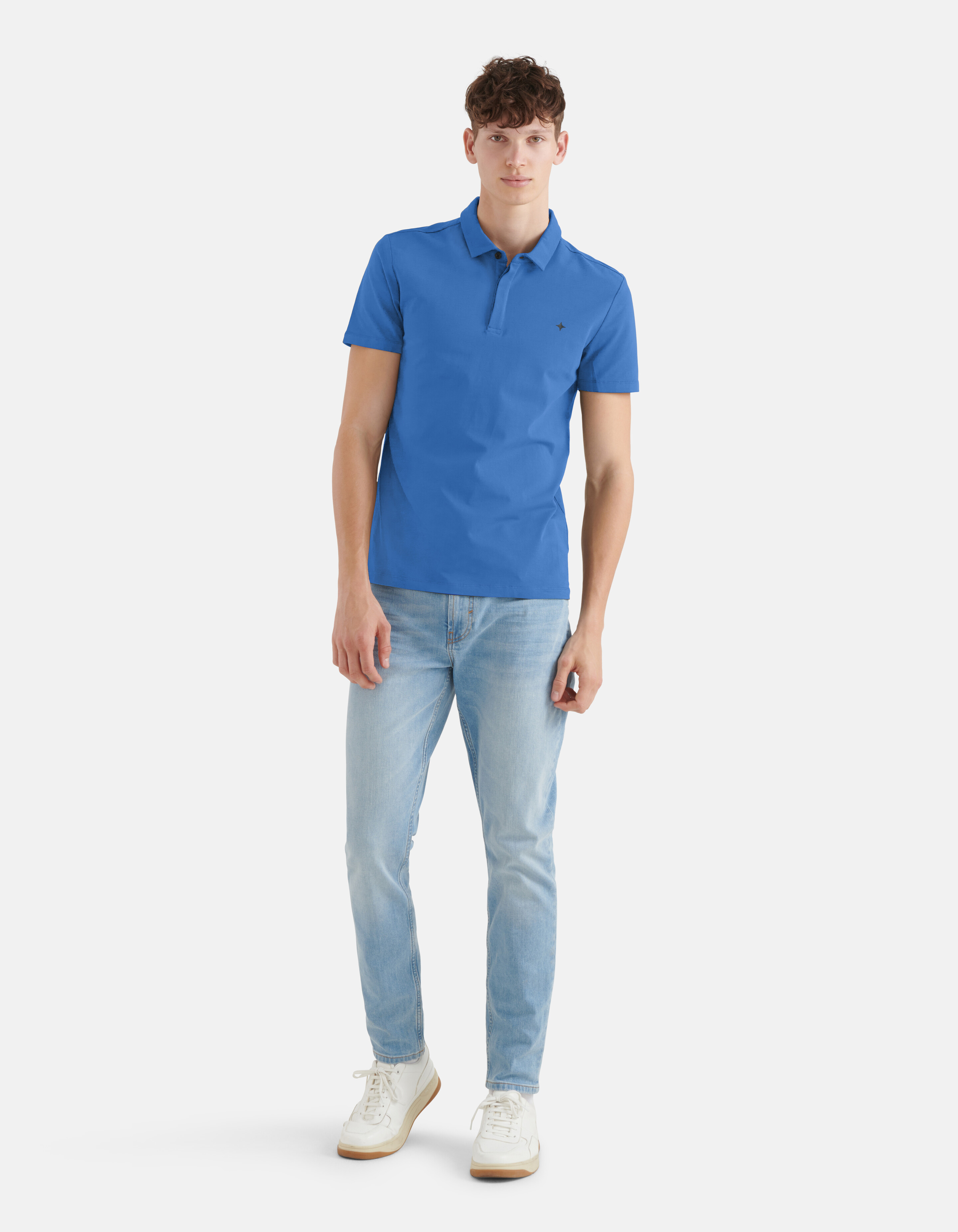 Jersey Polo Blau SHOEBY MEN