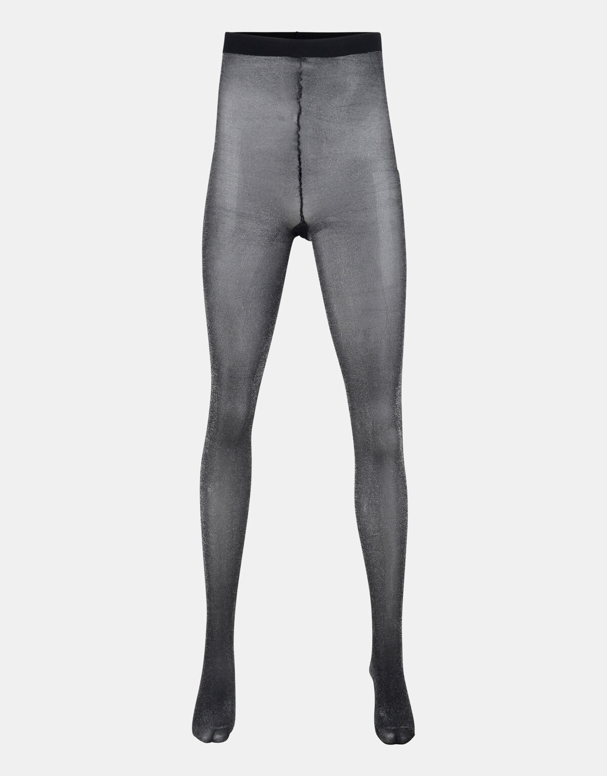 Glitzer Strumpfhose Silber SHOEBY ACCESSOIRES