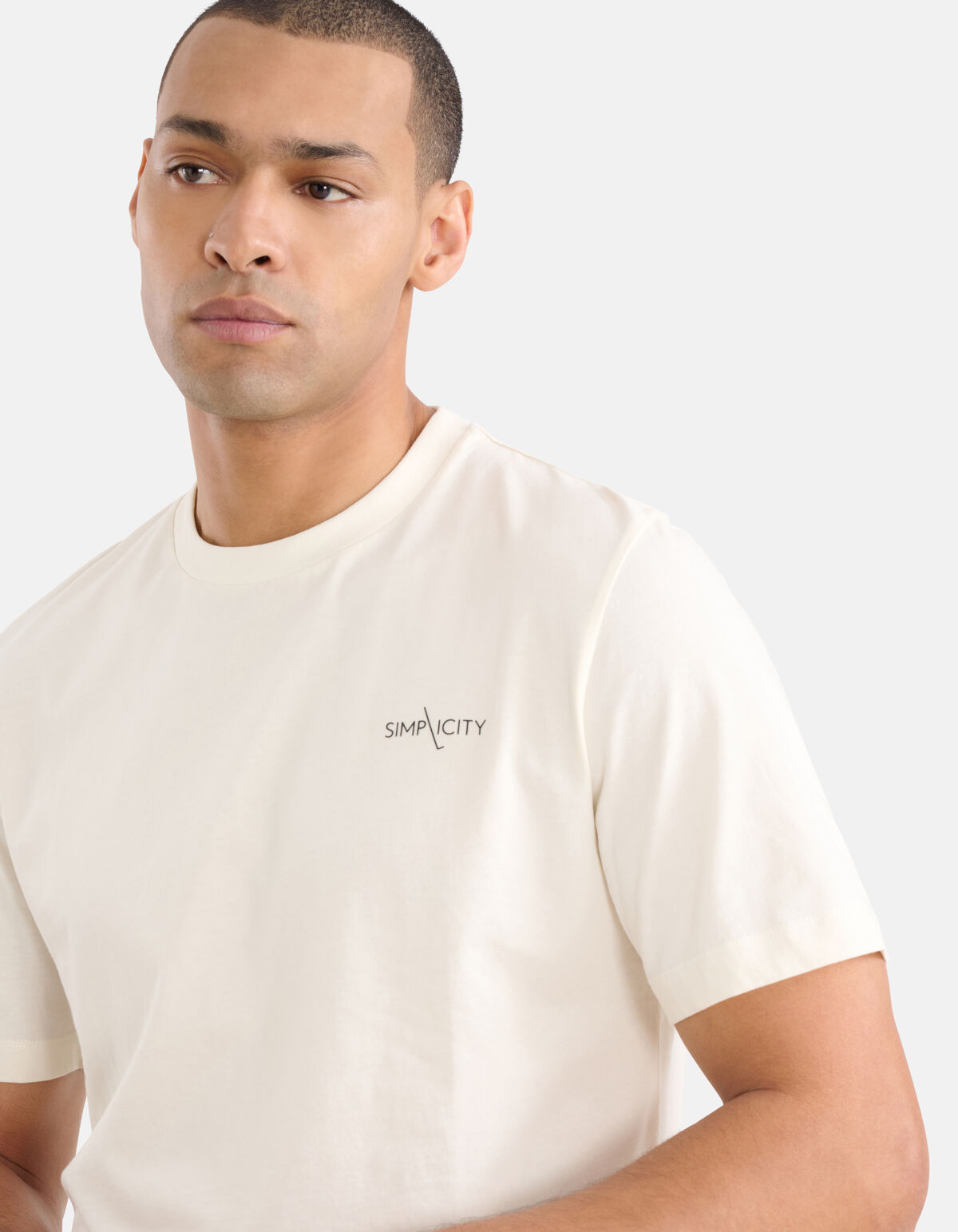 Artwork T-shirt Gebroken Wit SHOEBY MEN