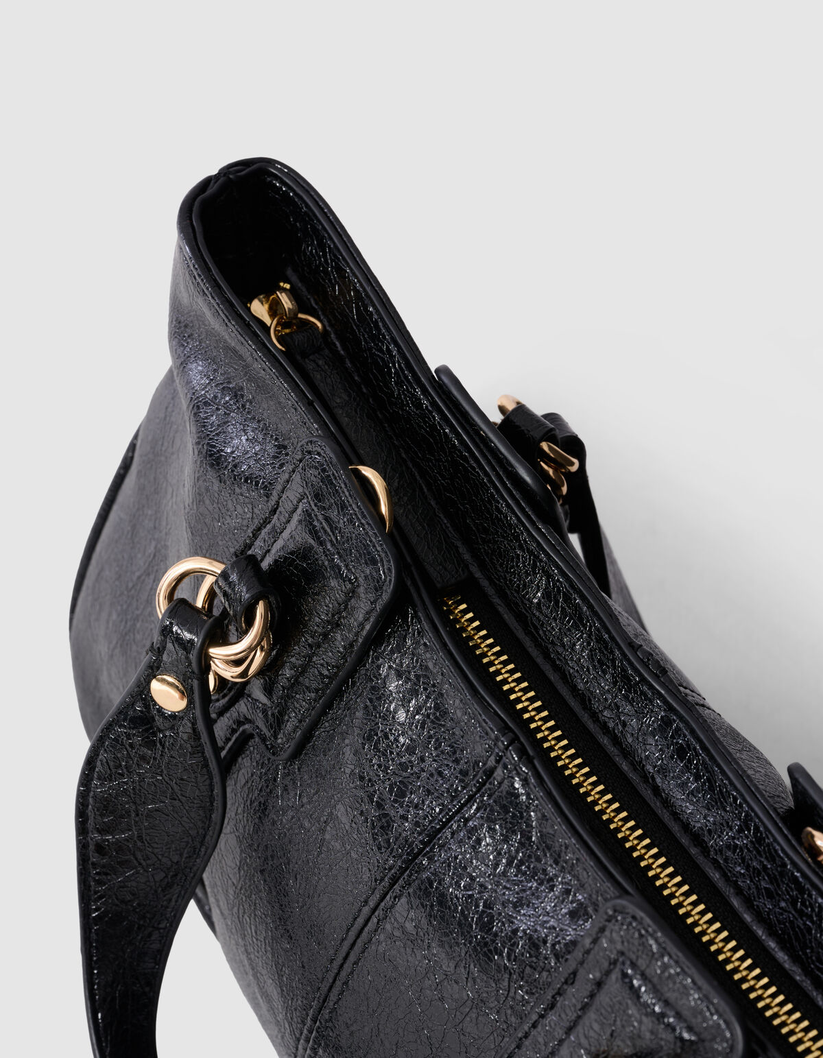 Vintage Ring Tasche Schwarz SHOEBY ACCESSOIRES