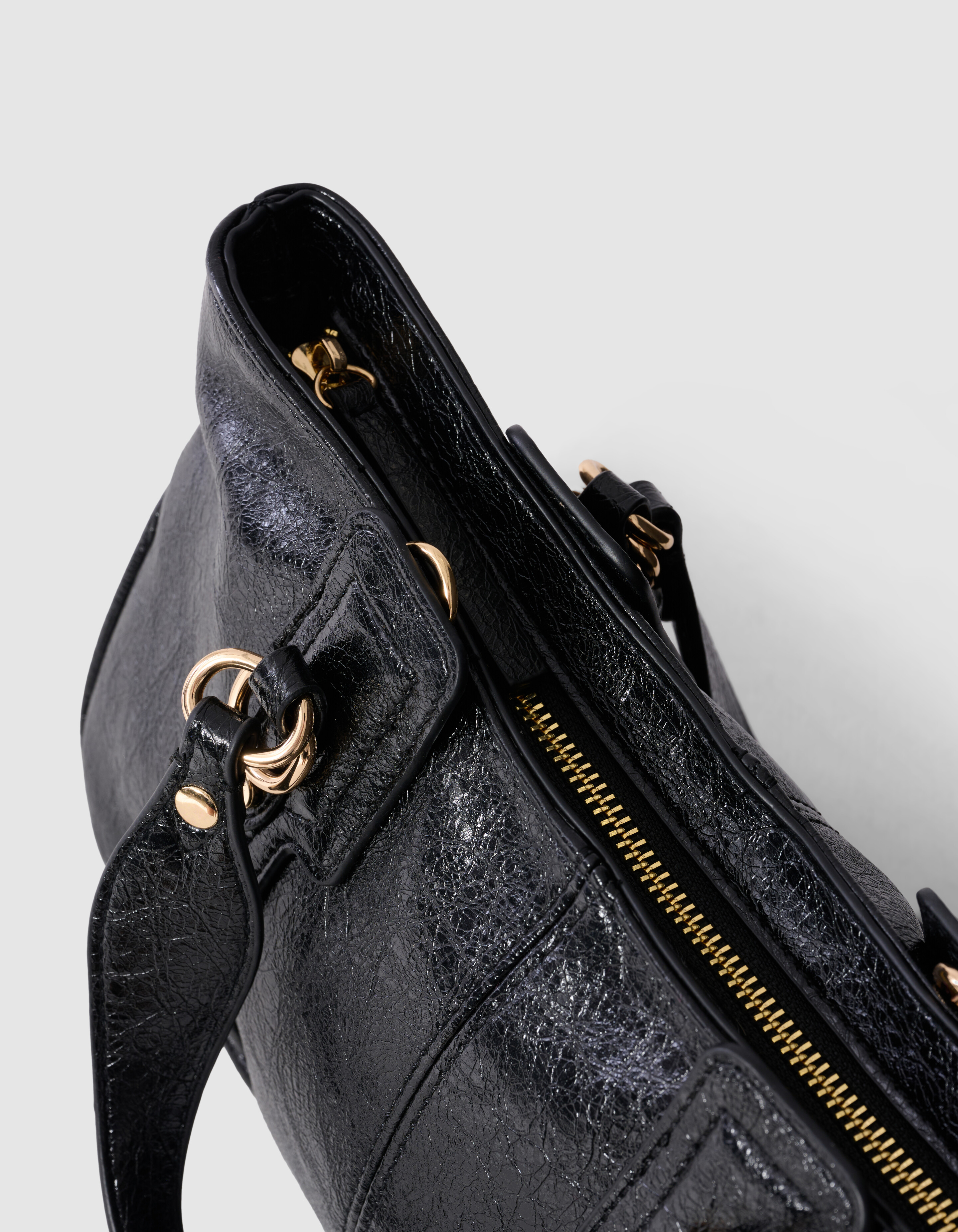 Vintage Ring Tasche Schwarz SHOEBY ACCESSOIRES