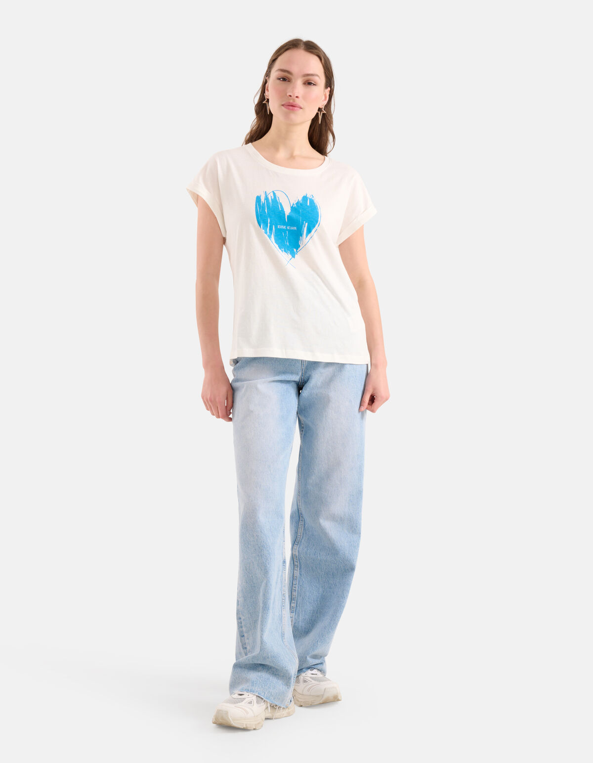 Druck-T-Shirt Blau SHOEBY WOMEN