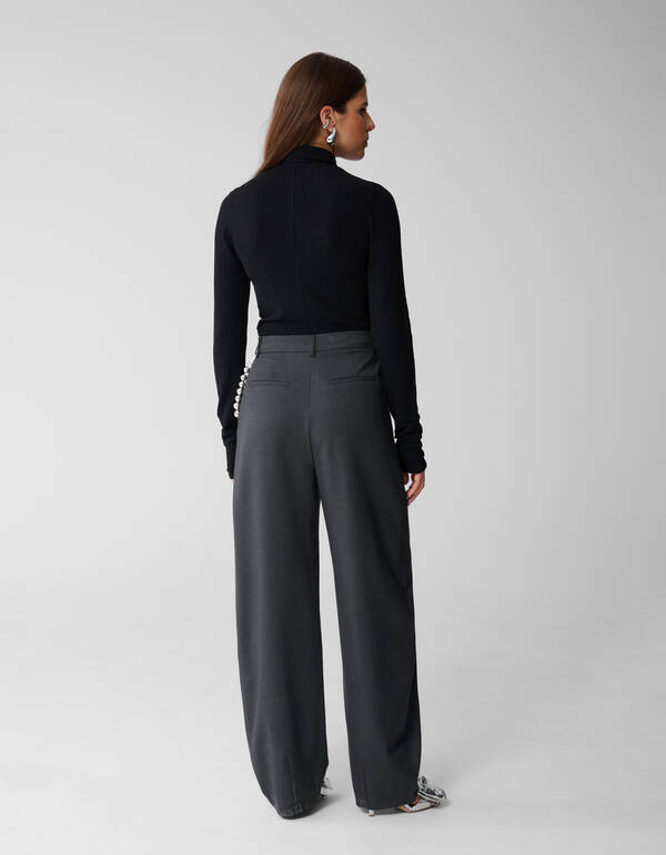 Barrel Fit Hose Dunkelgrau SHOEBY WOMEN