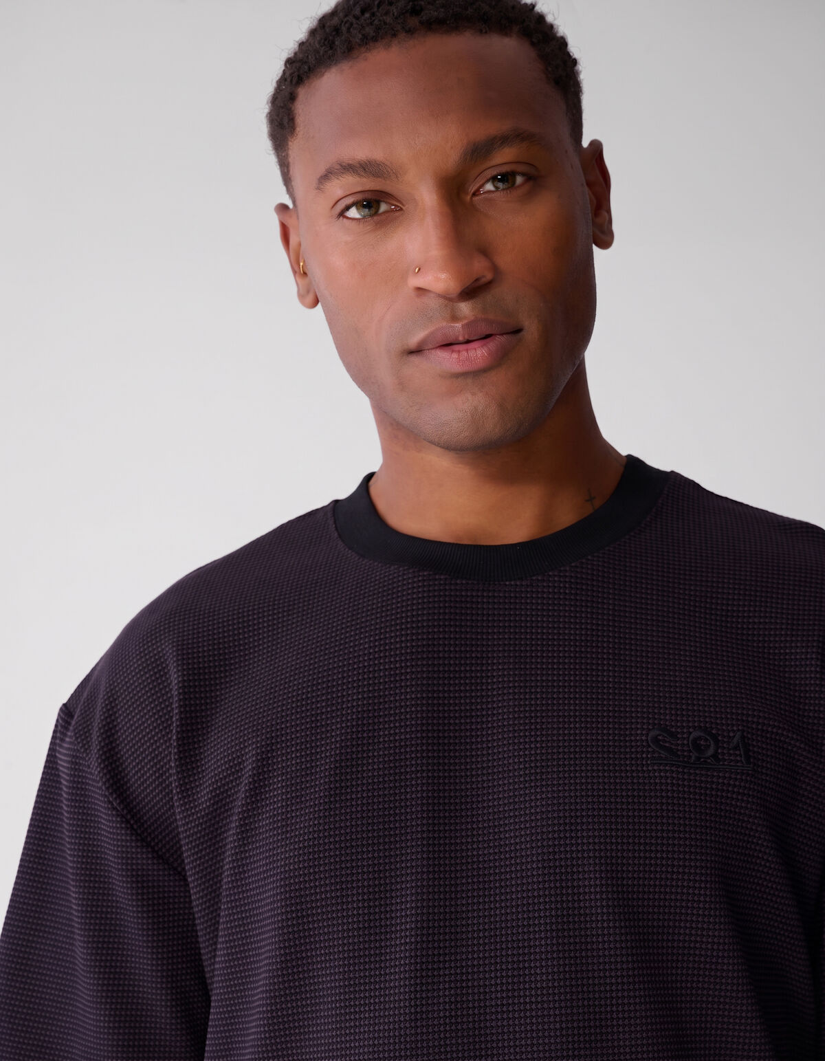 Honeycomb T-Shirt Lila SHOEBY MEN