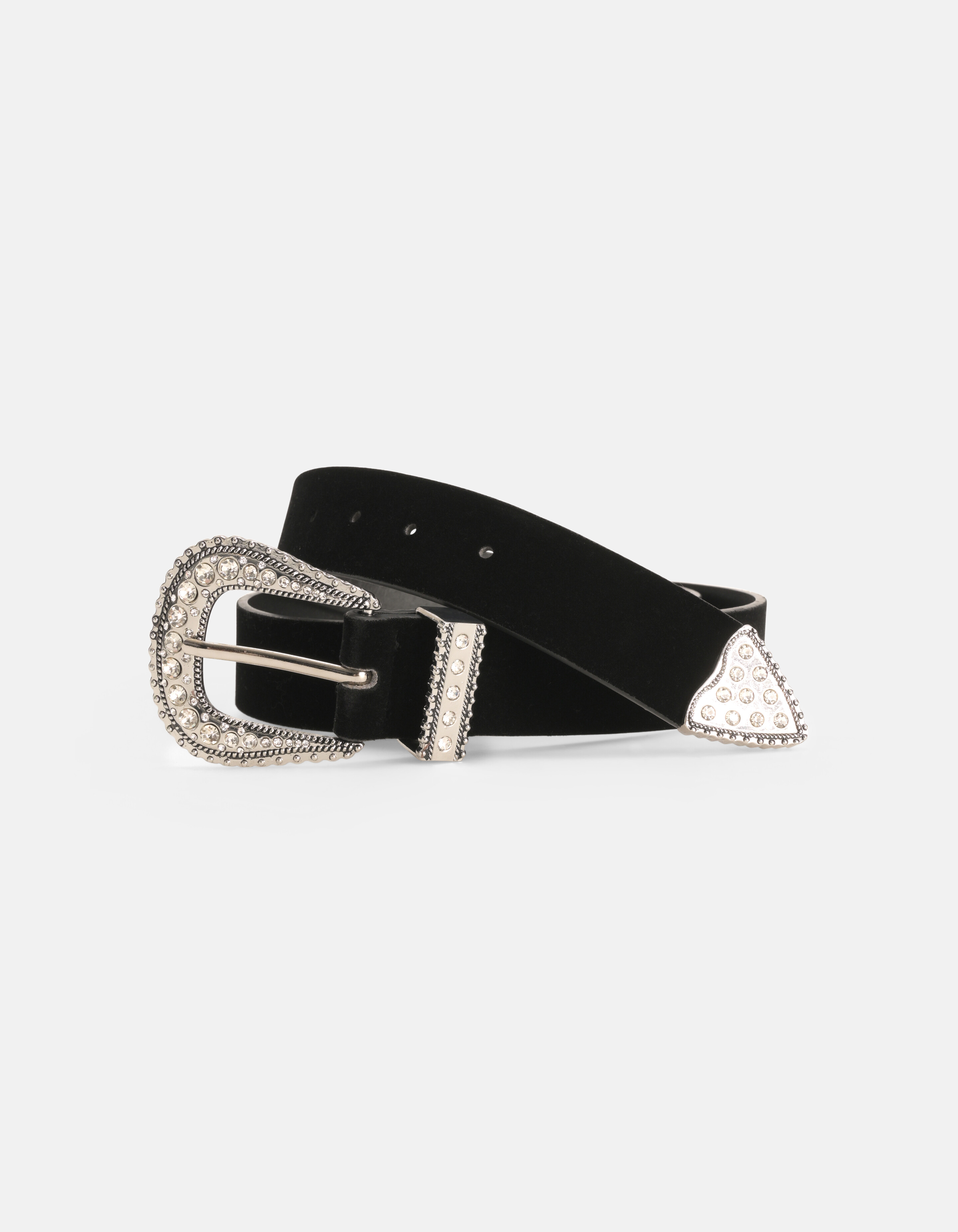 Samtgürtel mit Strasssteinen SHOEBY ACCESSOIRES