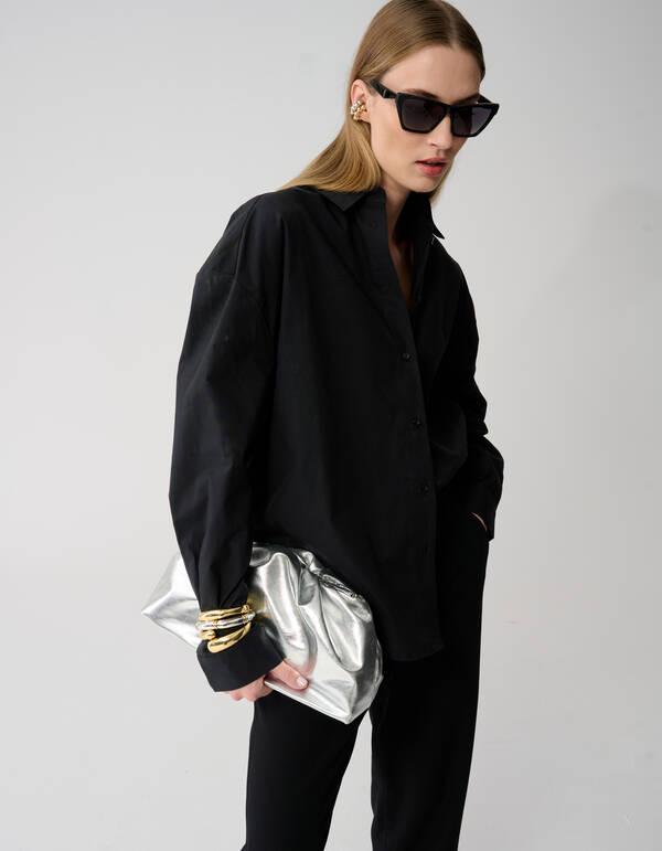 Große Schulterbluse Schwarz von Lonneke SHOEBY WOMEN