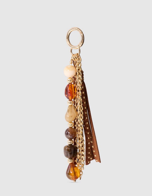 Mix Bagcharm Bruin/Goud SHOEBY ACCESSOIRES
