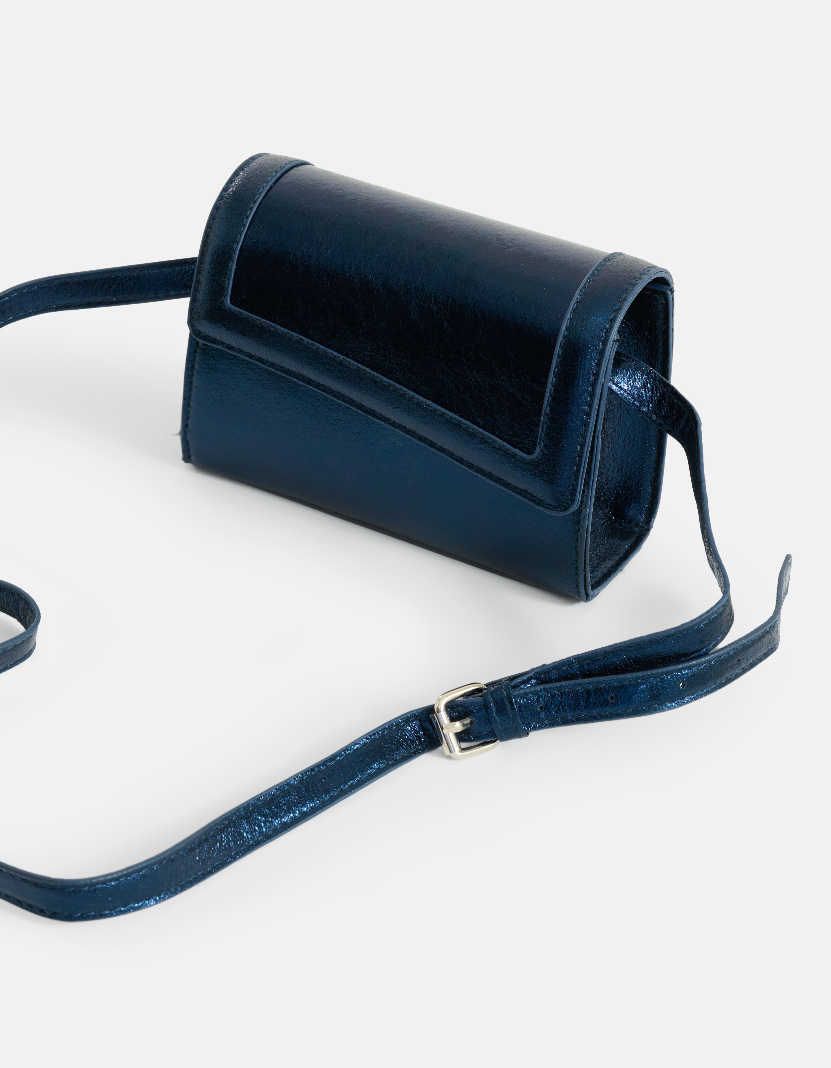 Metallic Mini Tas Donkerblauw SHOEBY ACCESSOIRES