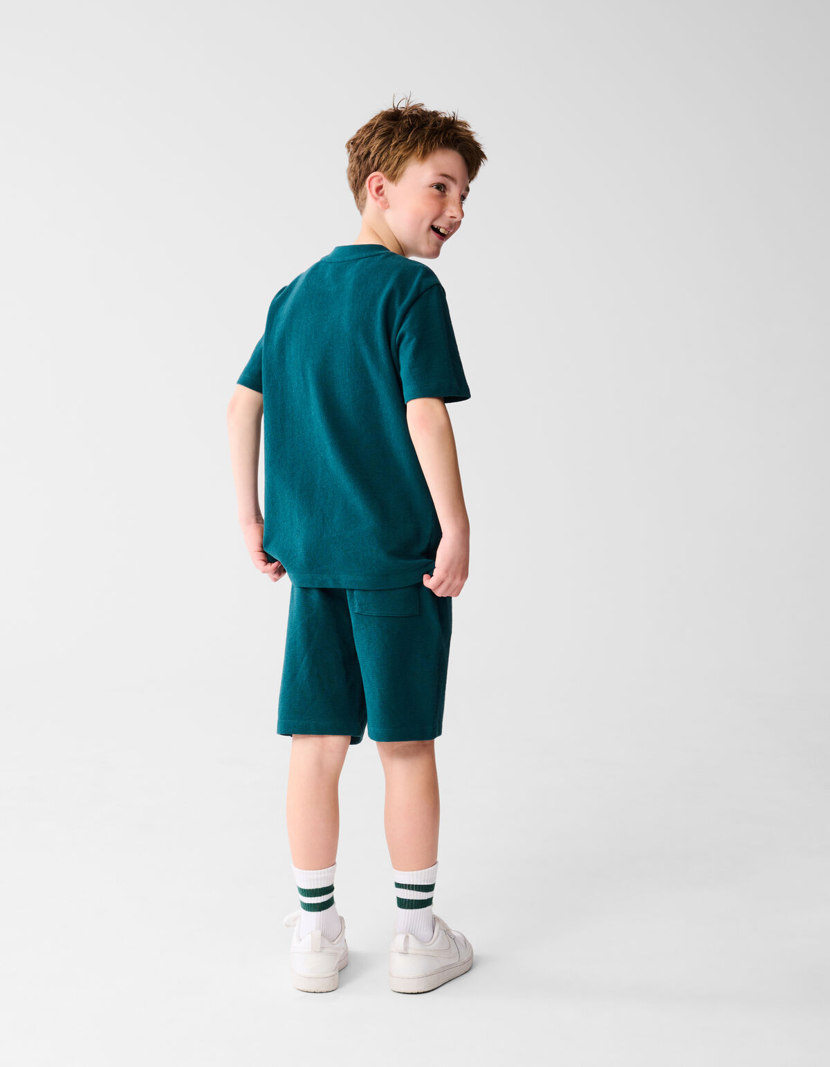 Text T-shirt Grün SHOEBY BOYS