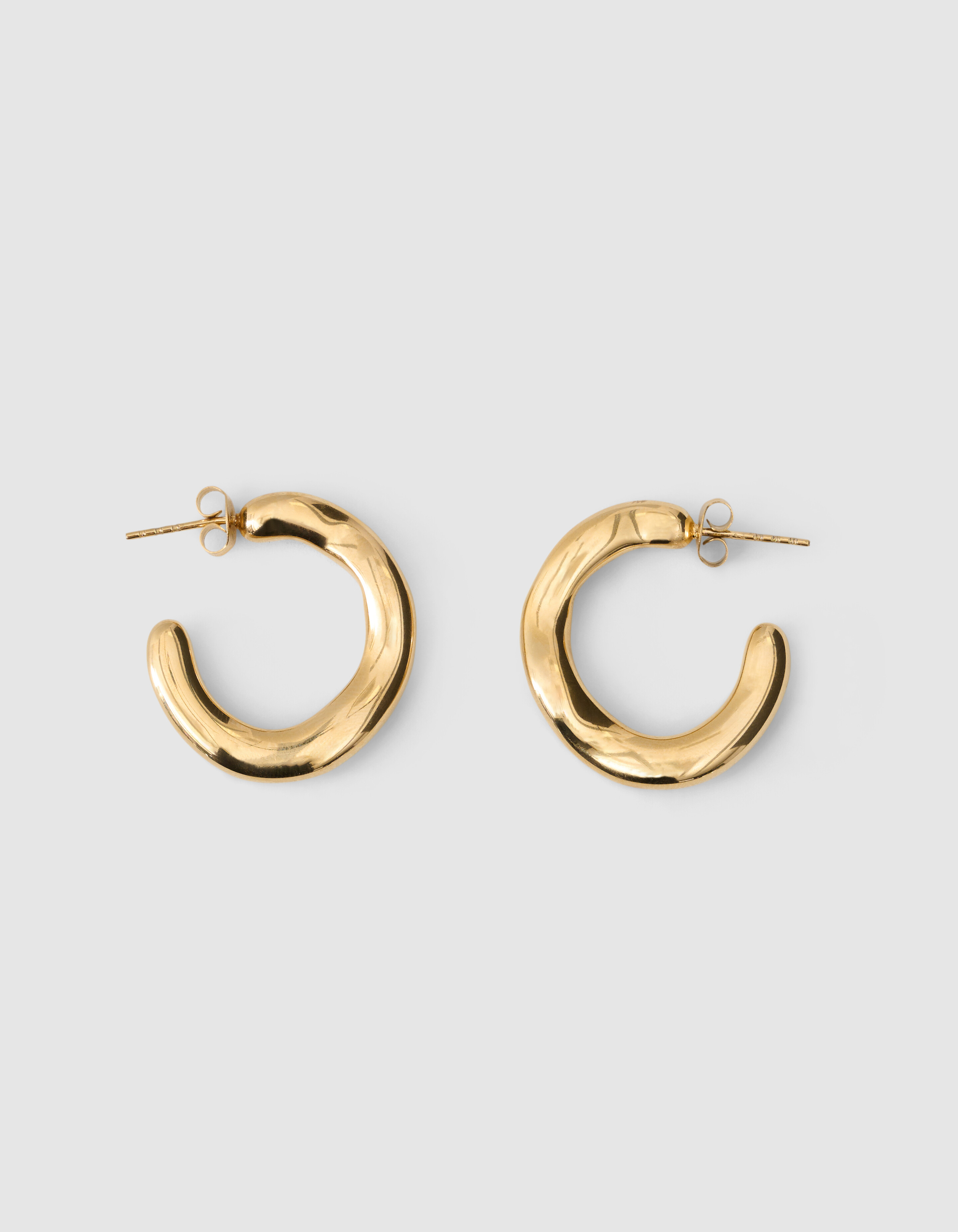 Große Creolen Gold SHOEBY ACCESSOIRES