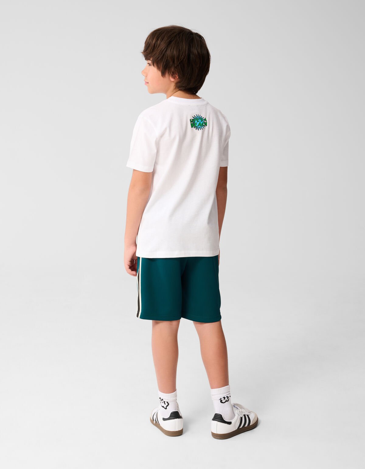 Strand Artwork T-shirt Weiß SHOEBY BOYS