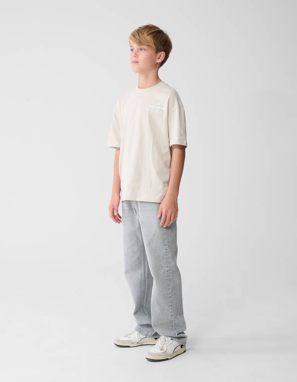 Boost Artwork T-Shirt Beige SHOEBY BOYS