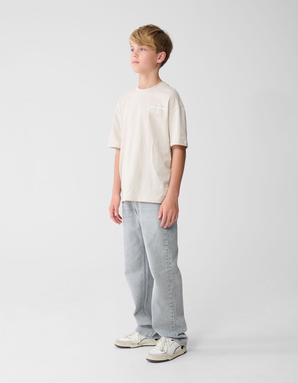 Boost Artwork T-Shirt Beige SHOEBY BOYS