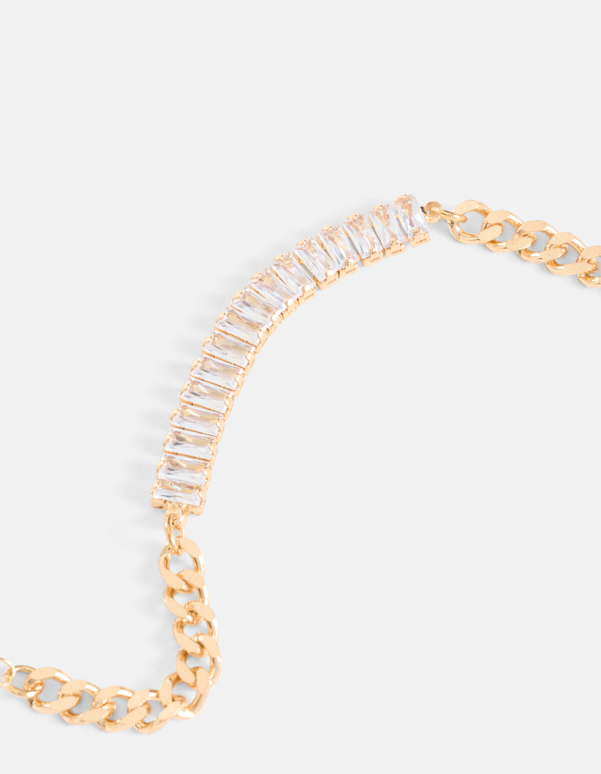 Strass-Kettenarmband Gold SHOEBY ACCESSOIRES