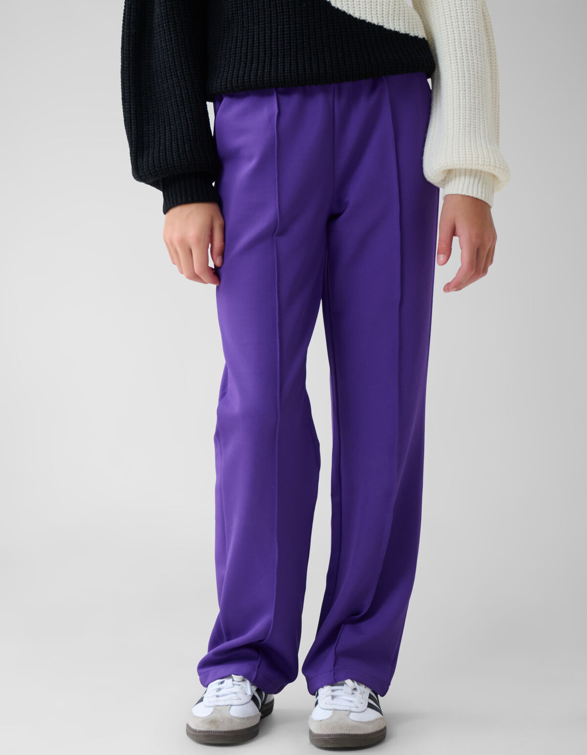 Basic-Hose mit weitem Bein Lila SHOEBY GIRLS