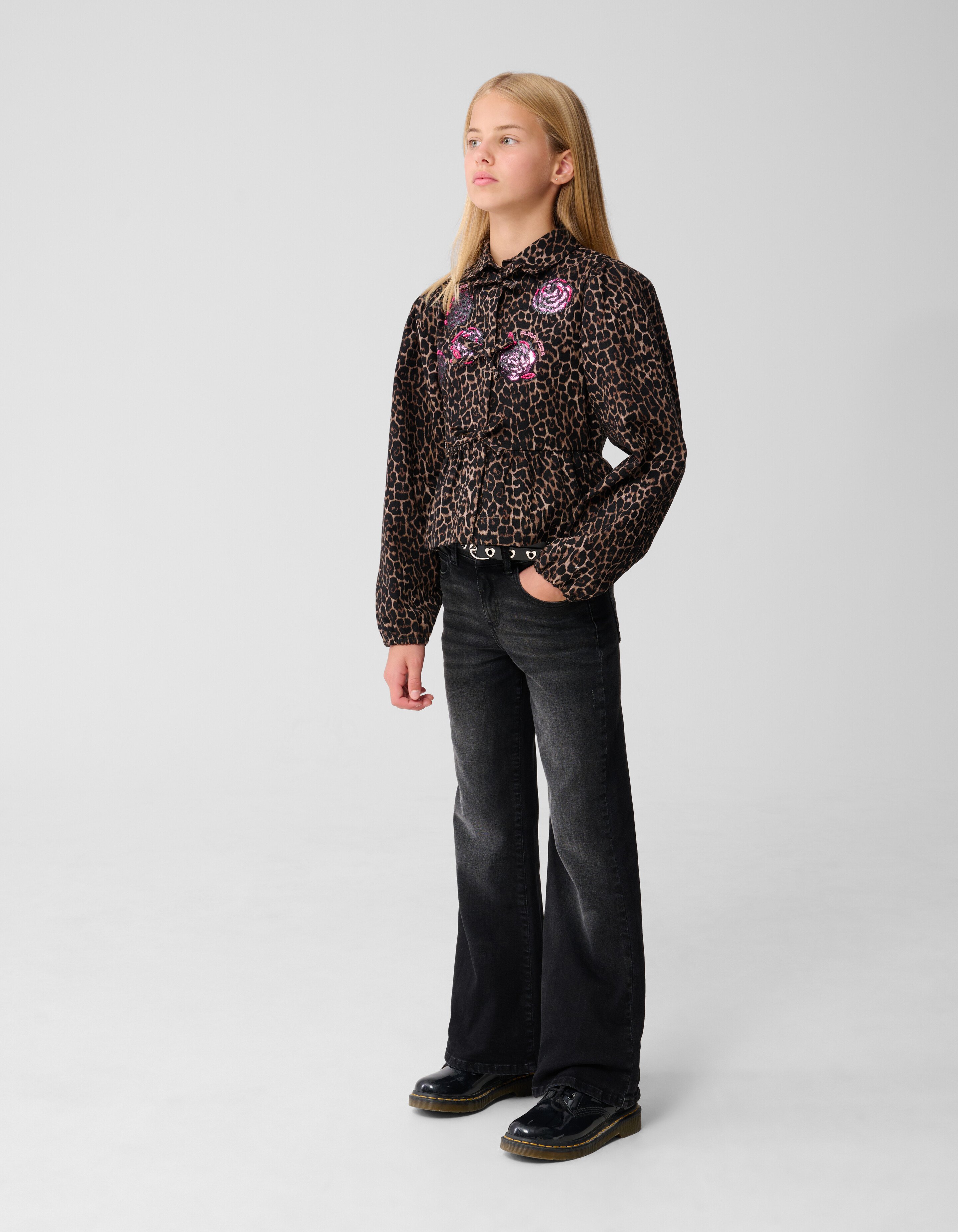 Ultra Flared Fit Jeans Schwarz SHOEBY GIRLS