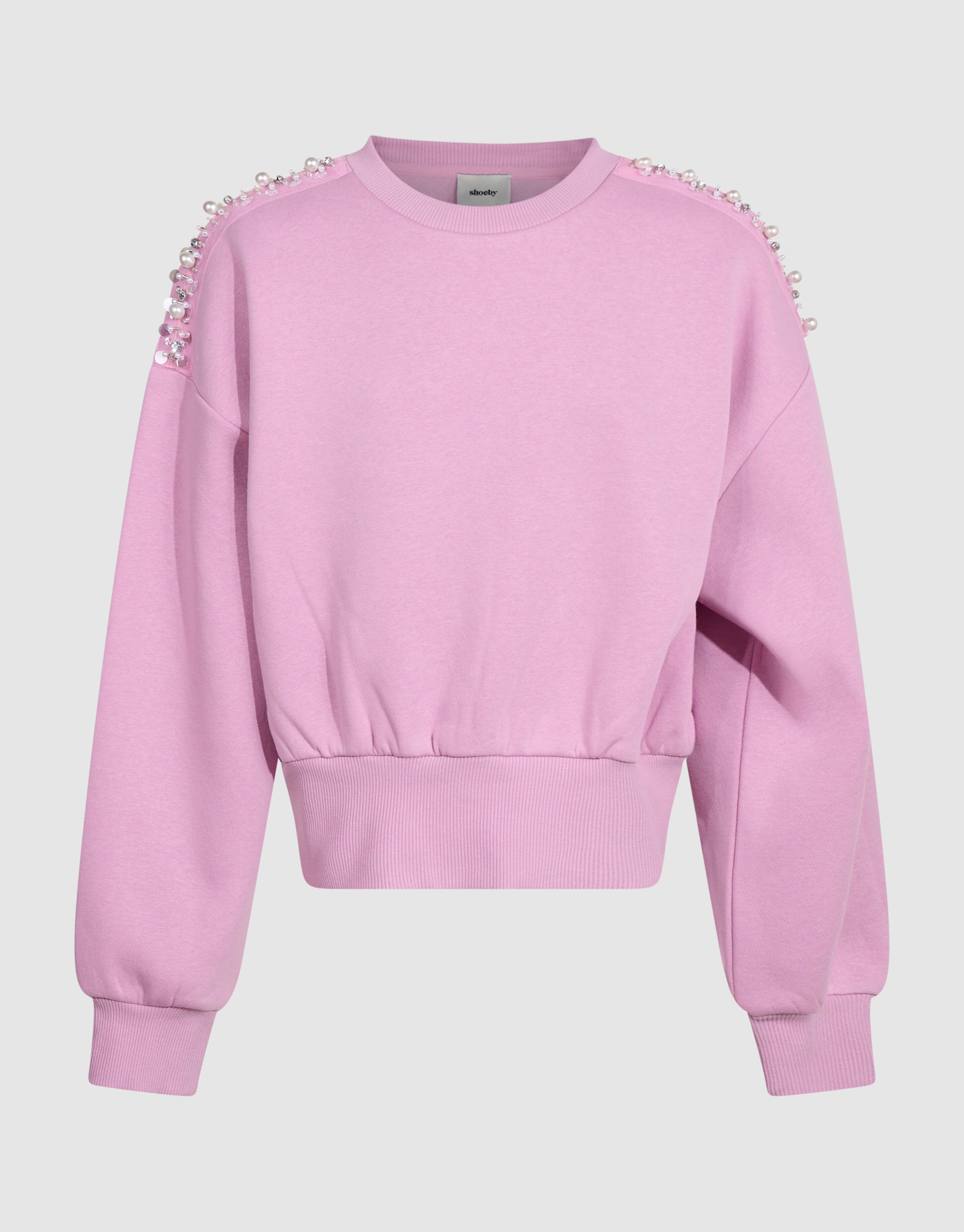 Pearl Sweatshirt Hellrosa SHOEBY GIRLS