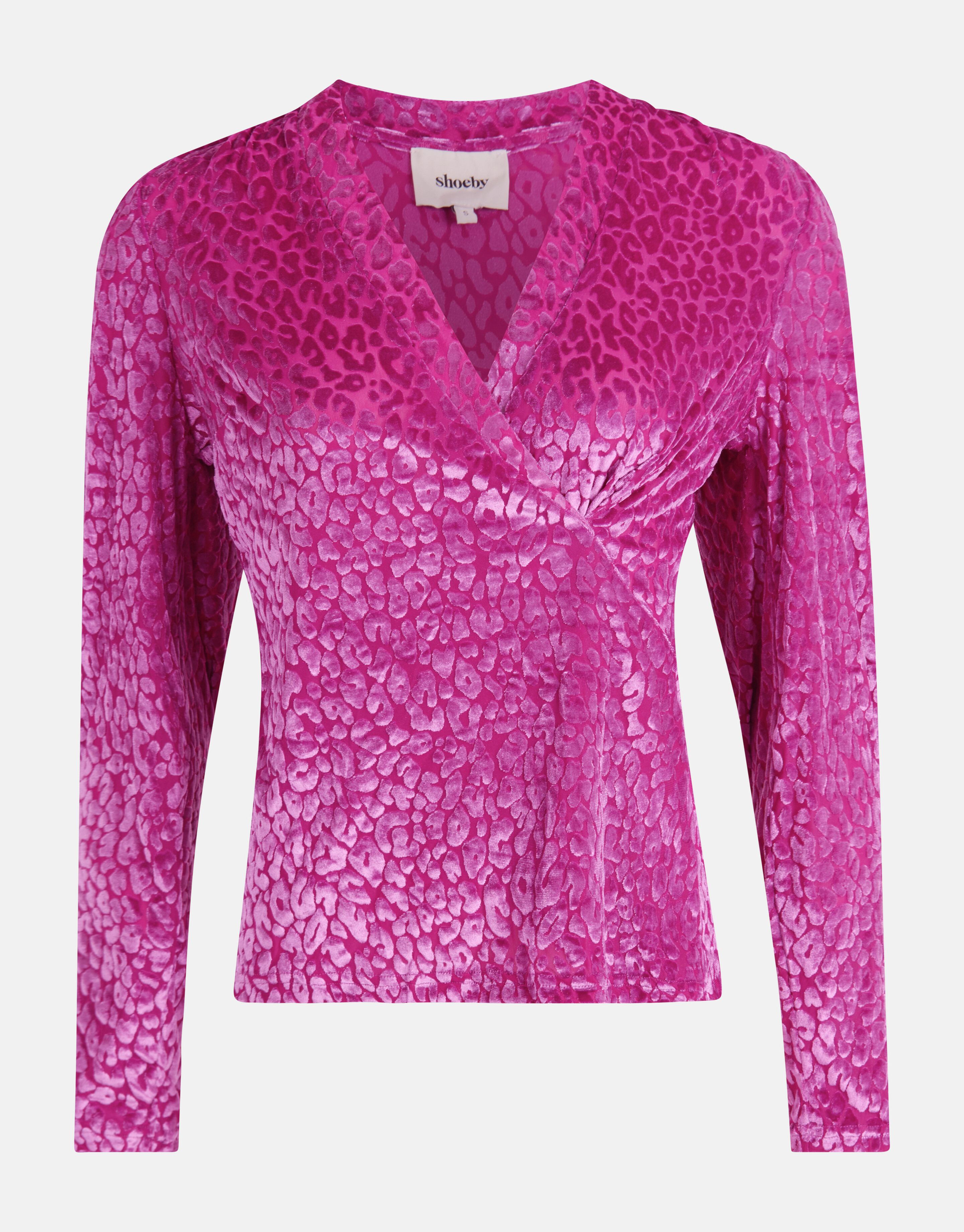 Samt Mesh Top Lila SHOEBY WOMEN