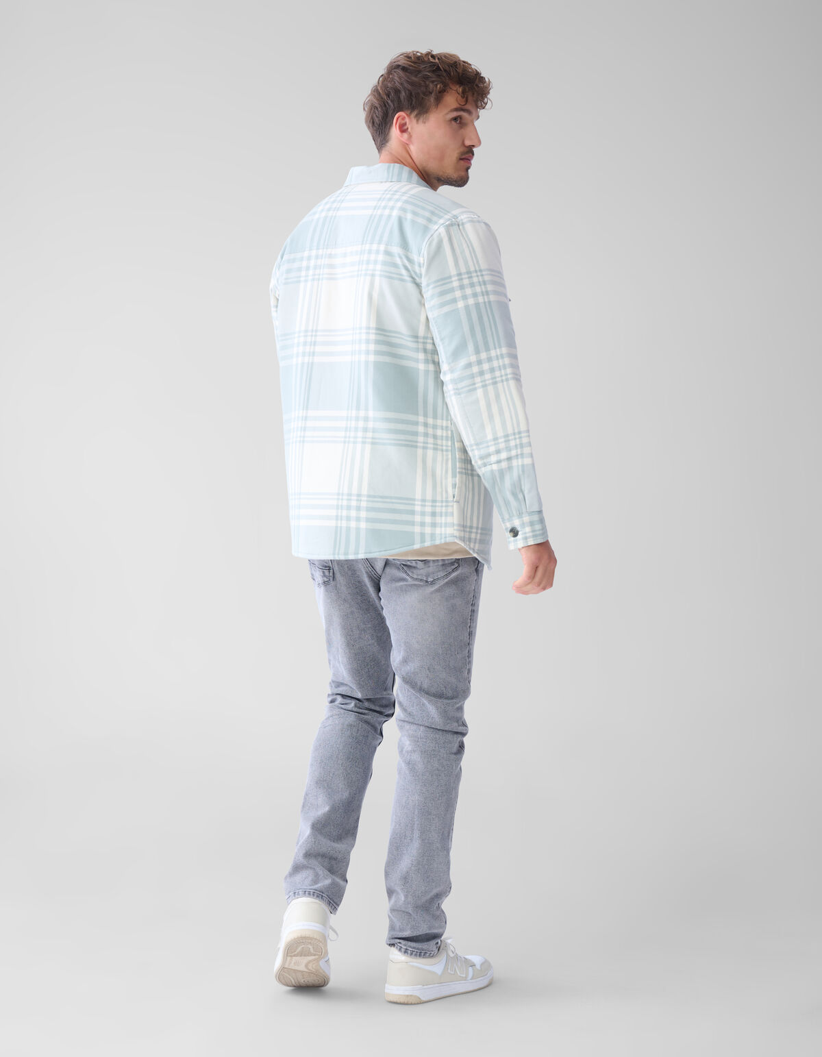 Weich gepolstertes &Uuml;berhemd Off White SHOEBY MEN