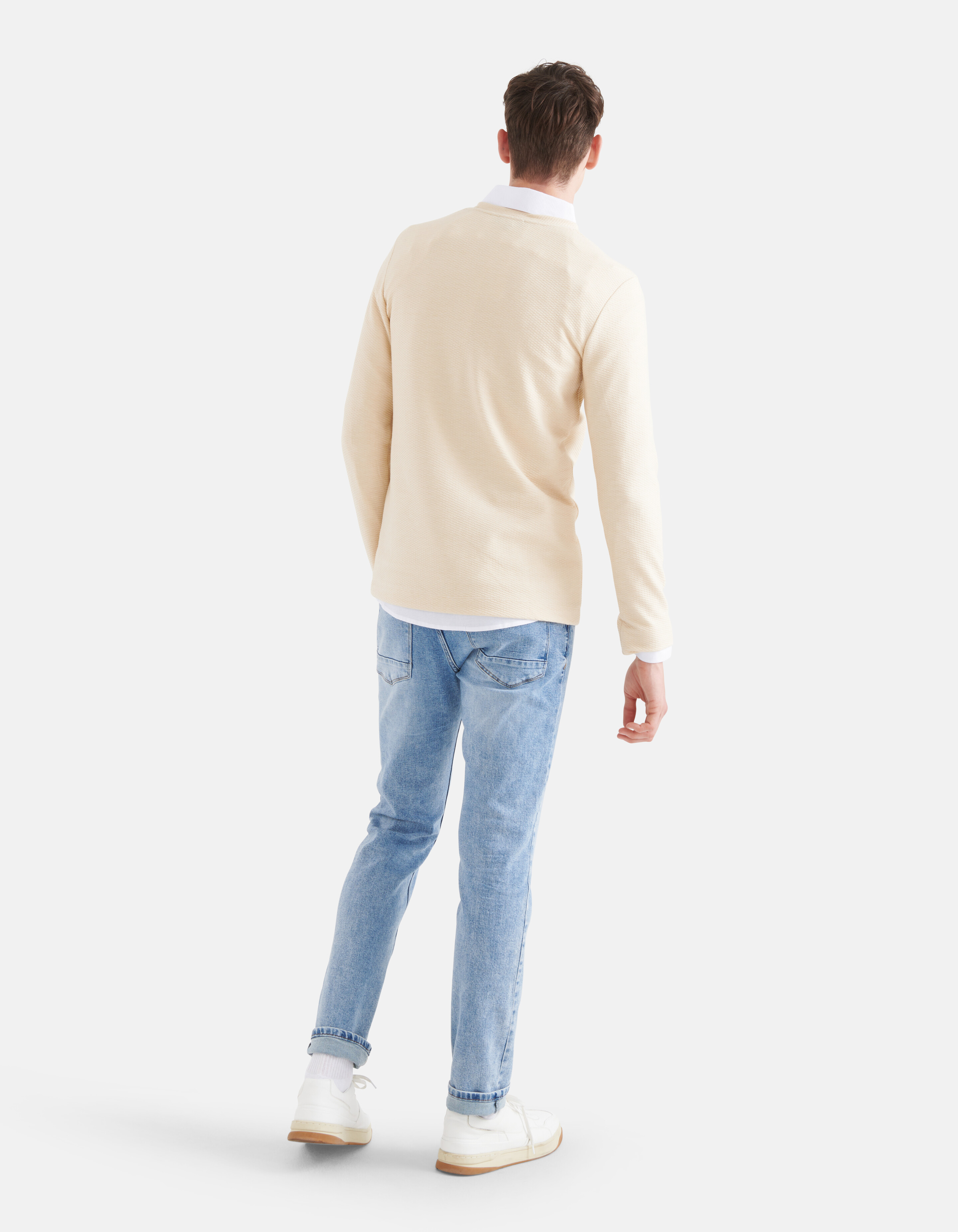 Strukturiertes T-shirt Off White SHOEBY MEN