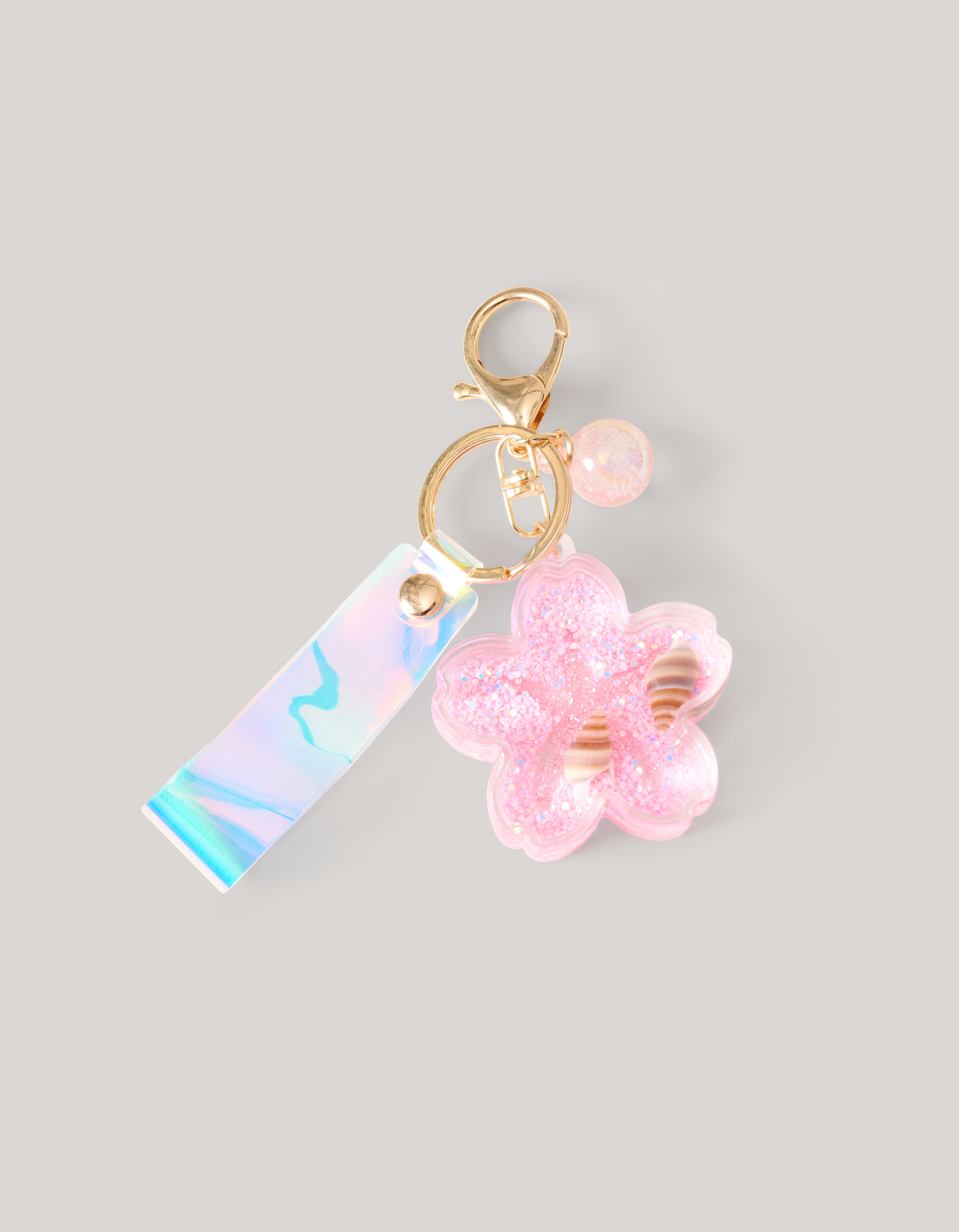 Blumen Schlüsselanhänger Rosa SHOEBY ACCESSOIRES