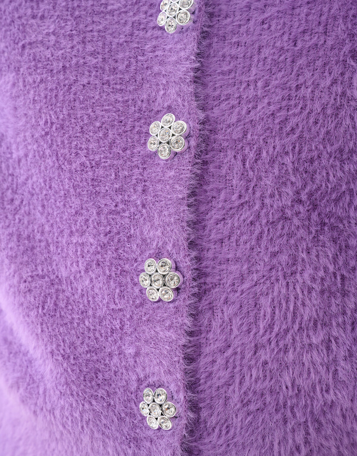 Pelzige Strickjacke Lila SHOEBY GIRLS