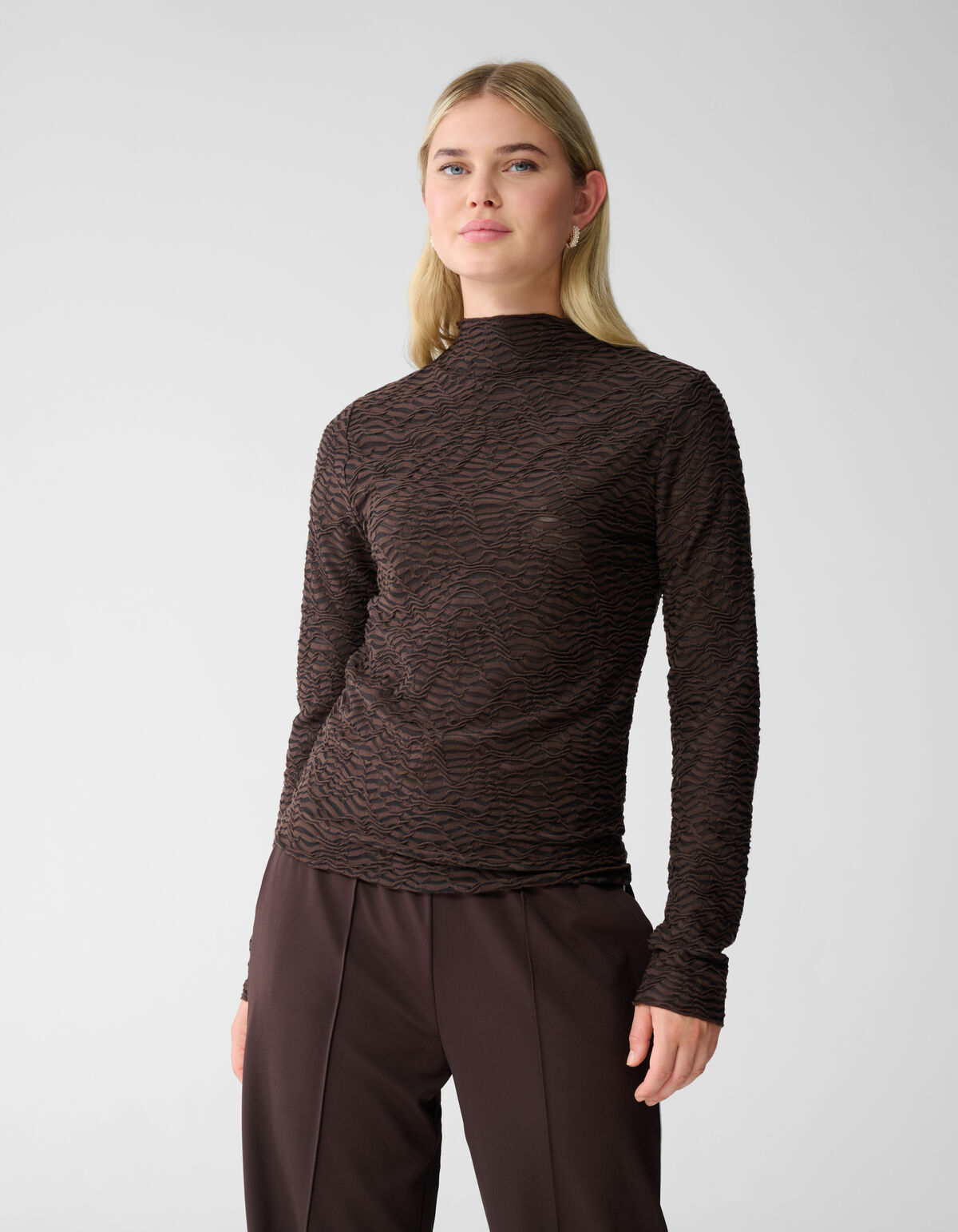 Crinkle Top Dunkelbraun SHOEBY WOMEN