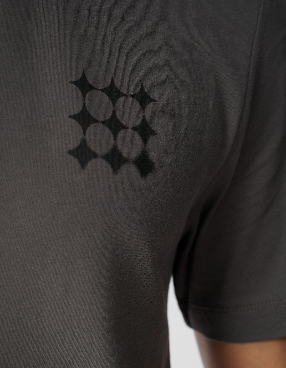 Sparkle Artwork T-shirt Dunkelgrün SHOEBY MEN