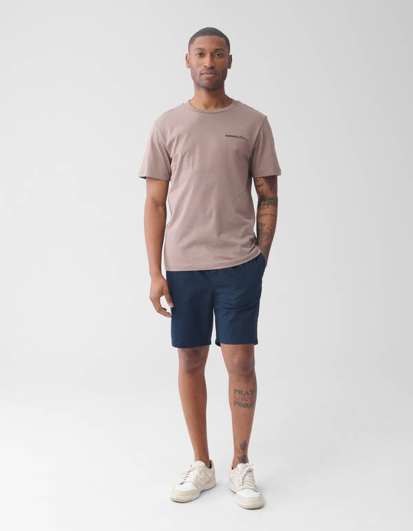 Linen Short Dark Blue SHOEBY MEN