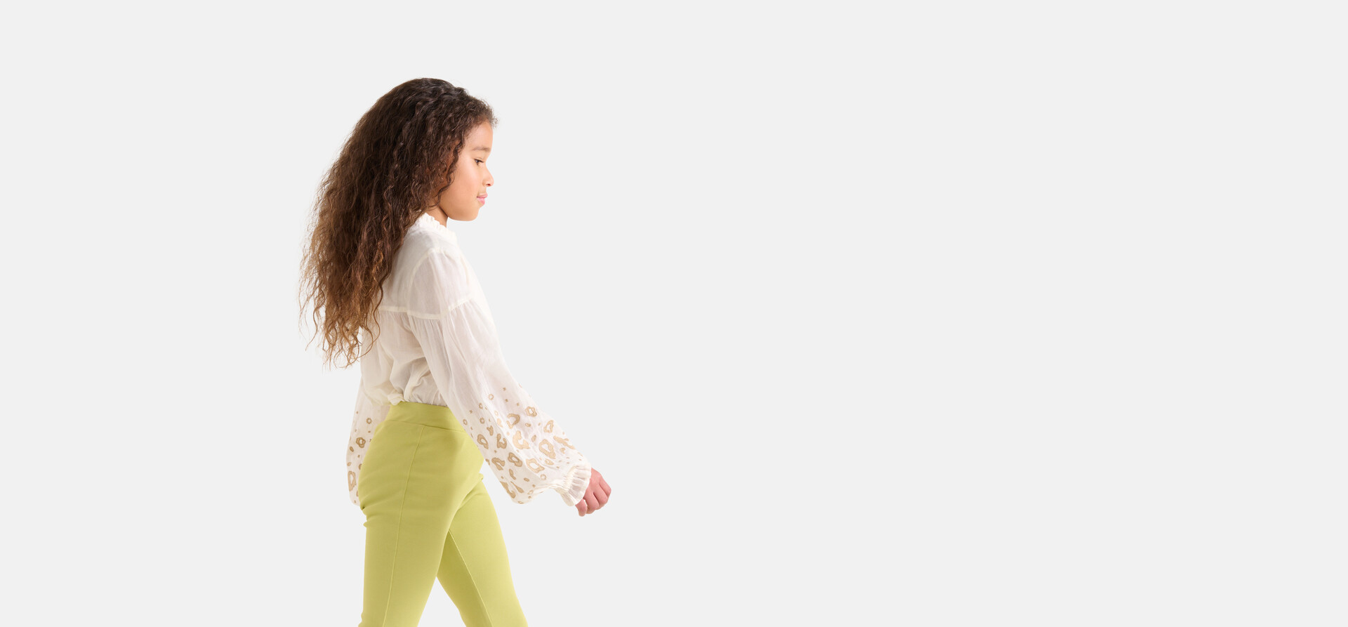 Bluse mit Stickerei Weiß SHOEBY GIRLS