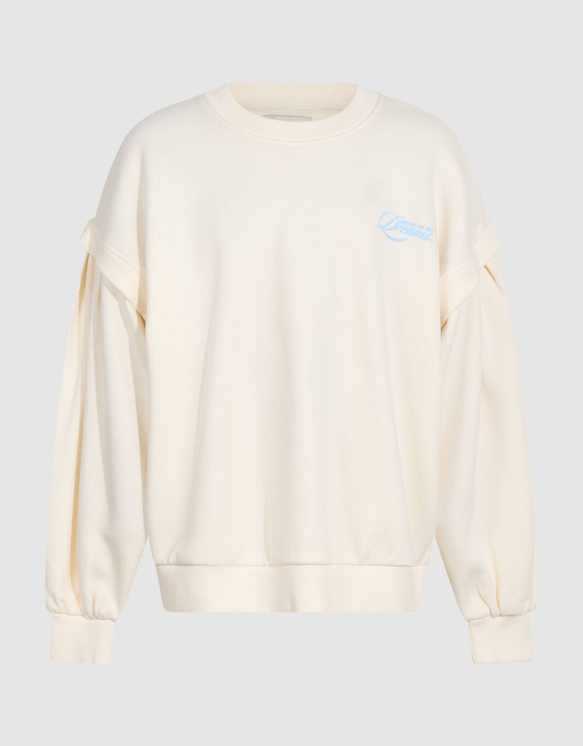 Pleated Pullover Gebrochenes Wei&szlig; SHOEBY GIRLS