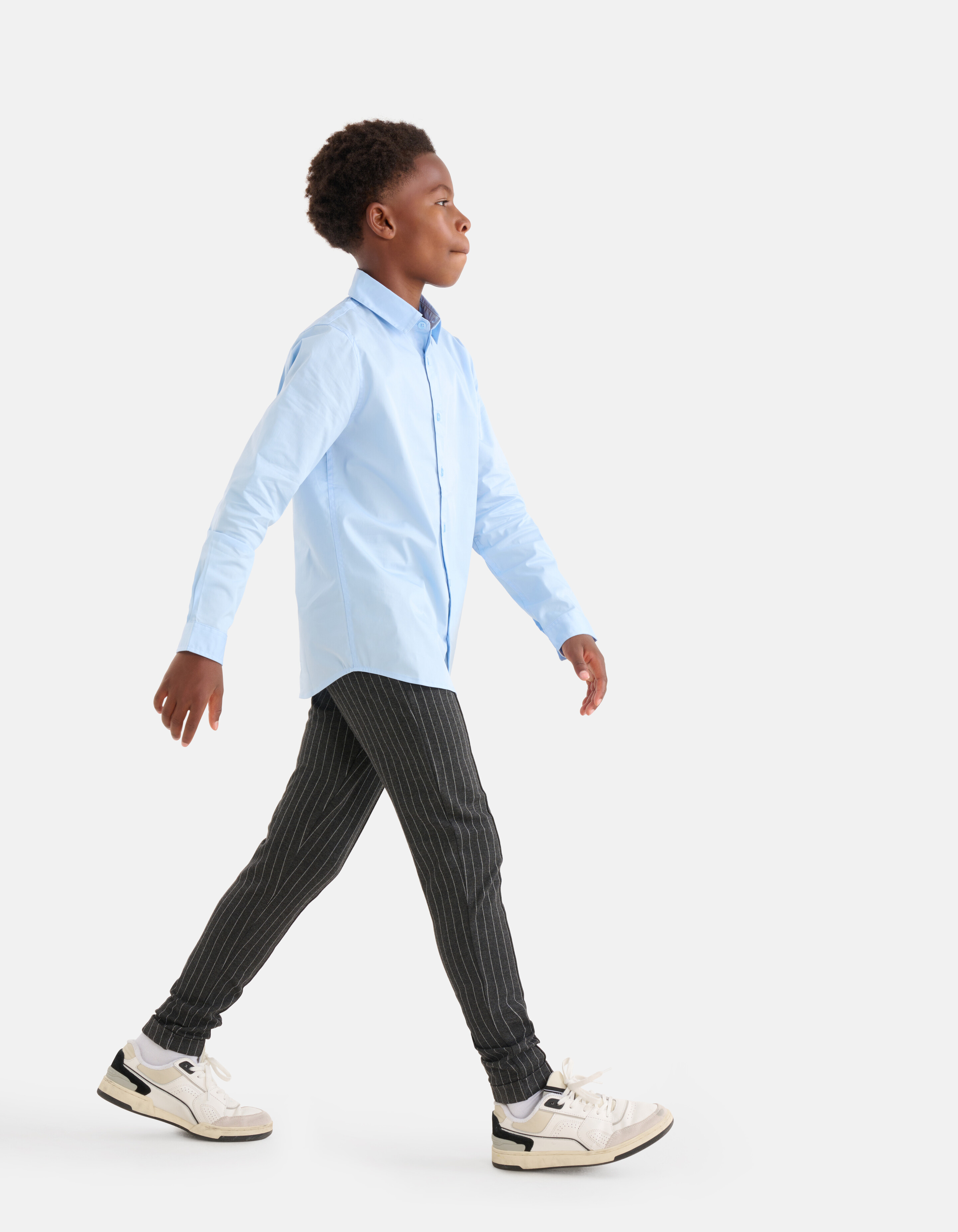 Basic Shirt Hellblau SHOEBY BOYS