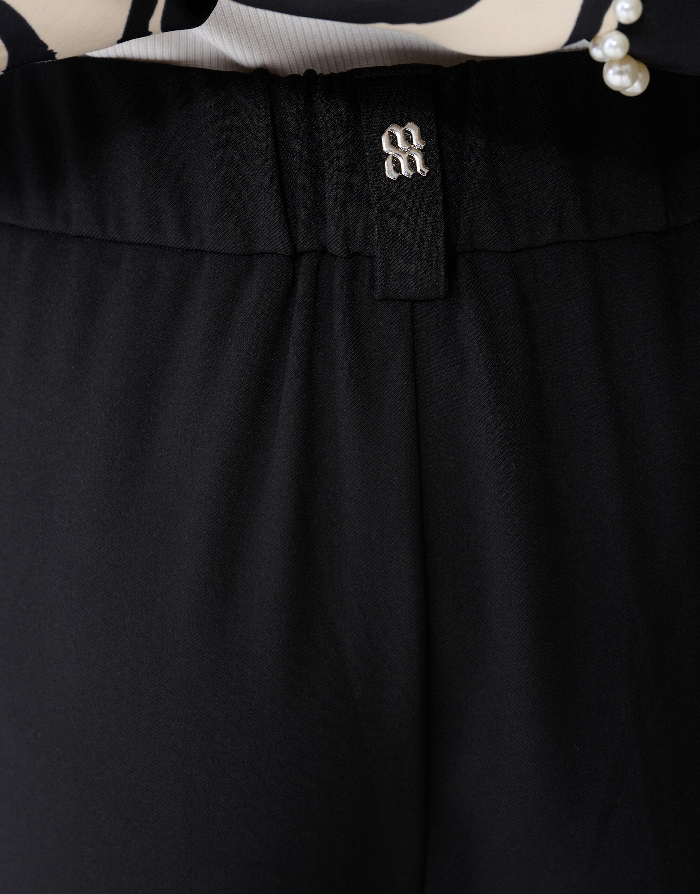 Weit geschnittene Hose Schwarz von Mieke SHOEBY WOMEN