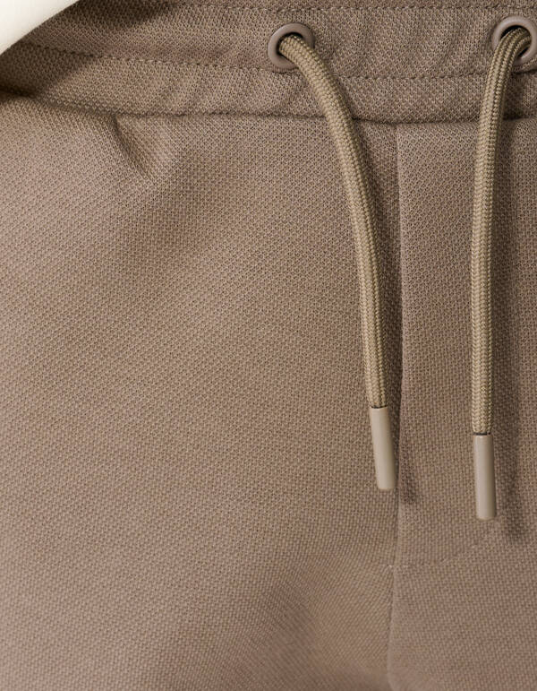 Cargo Piqu&eacute; Shorts Taupe SHOEBY BOYS