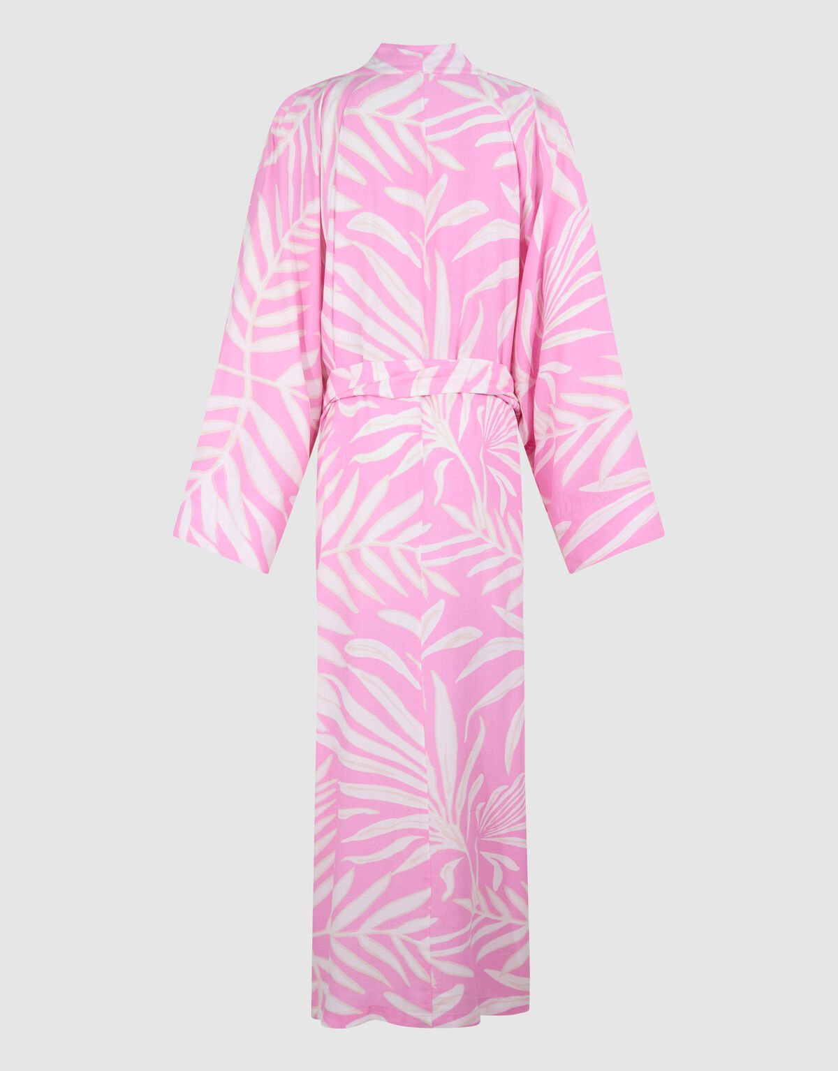 Bedruckte Kimono-Maxikleid in Hellrosa SHOEBY WOMEN