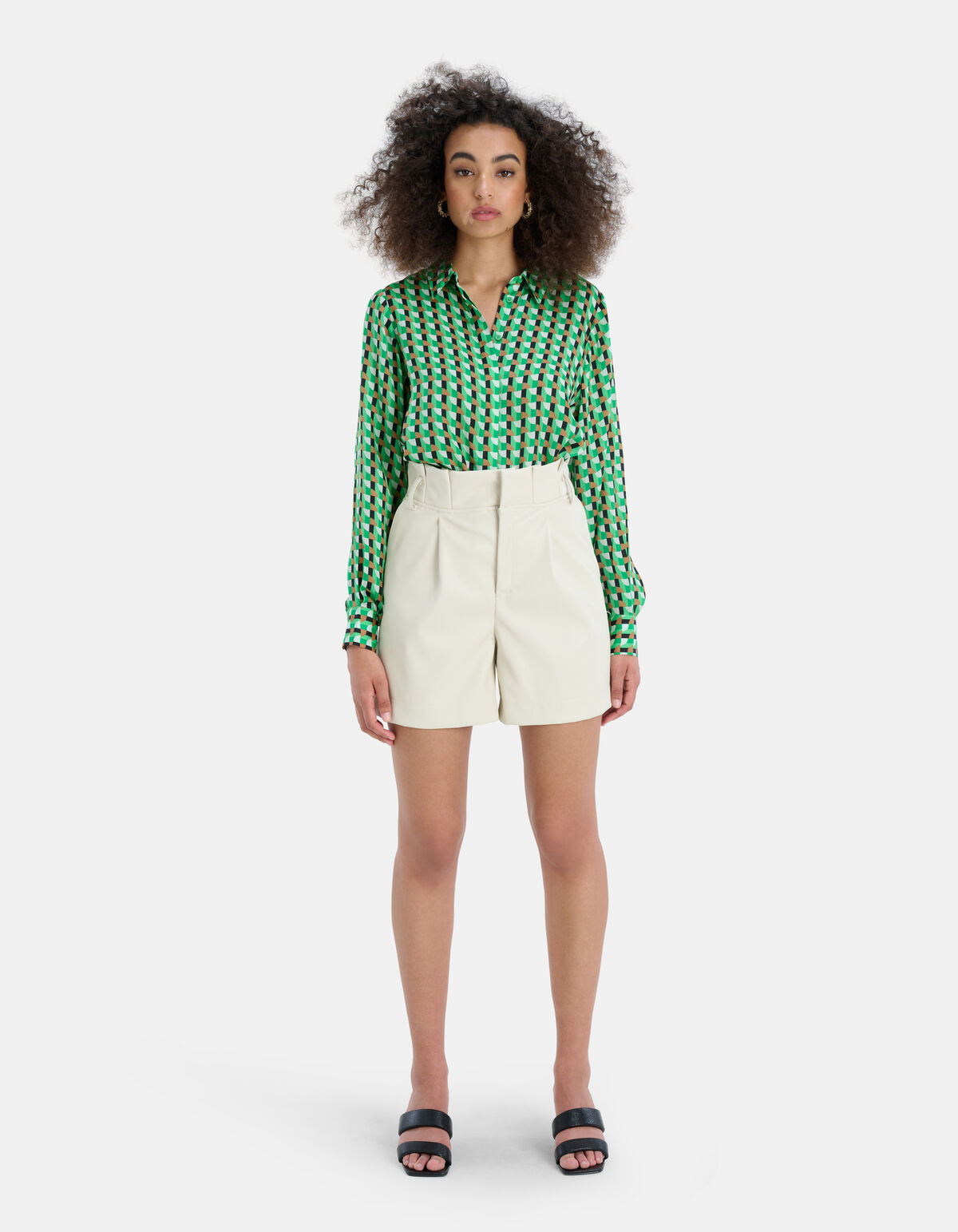 Retro Viskose Bluse EKSEPT