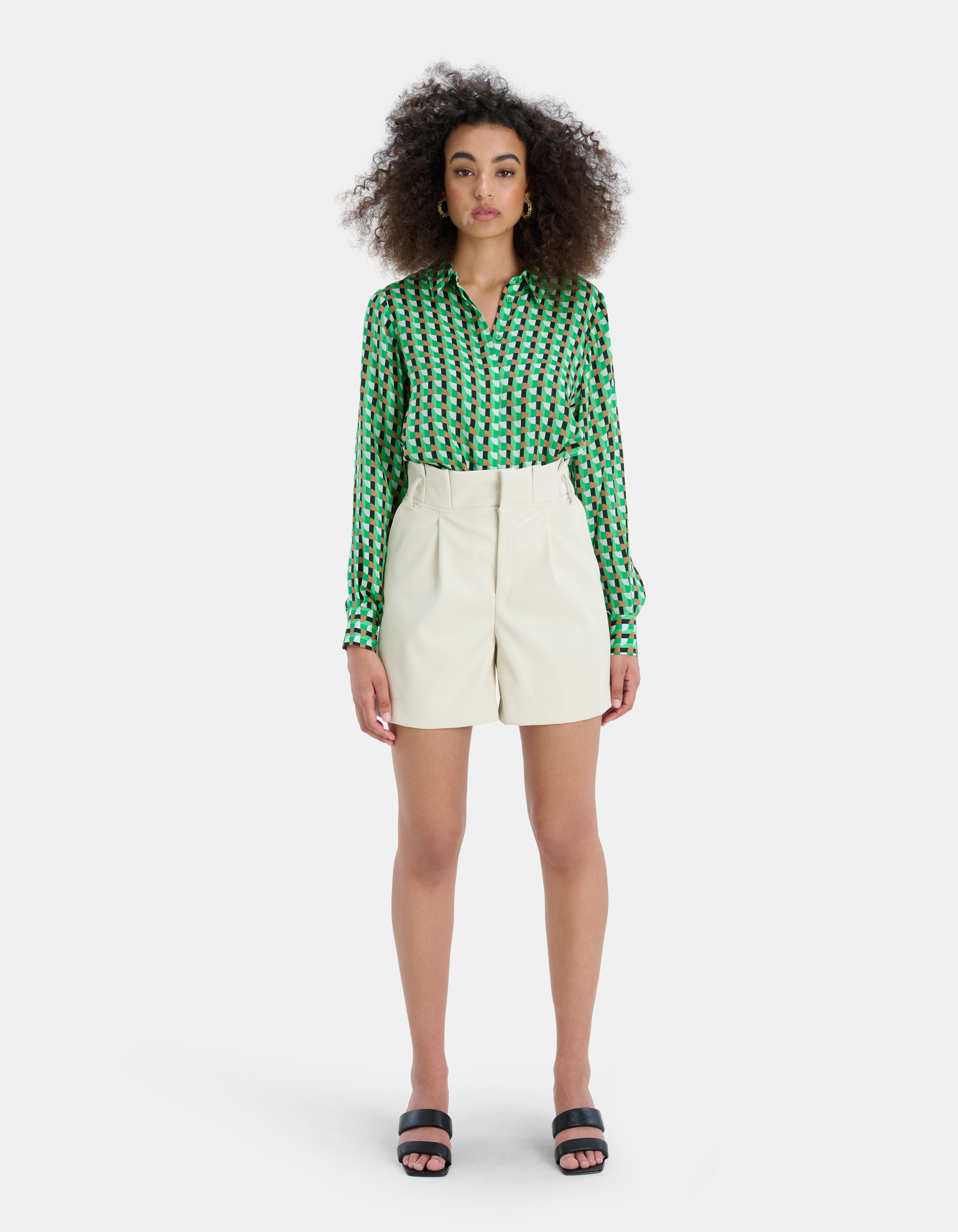 Retro Viskose Bluse EKSEPT