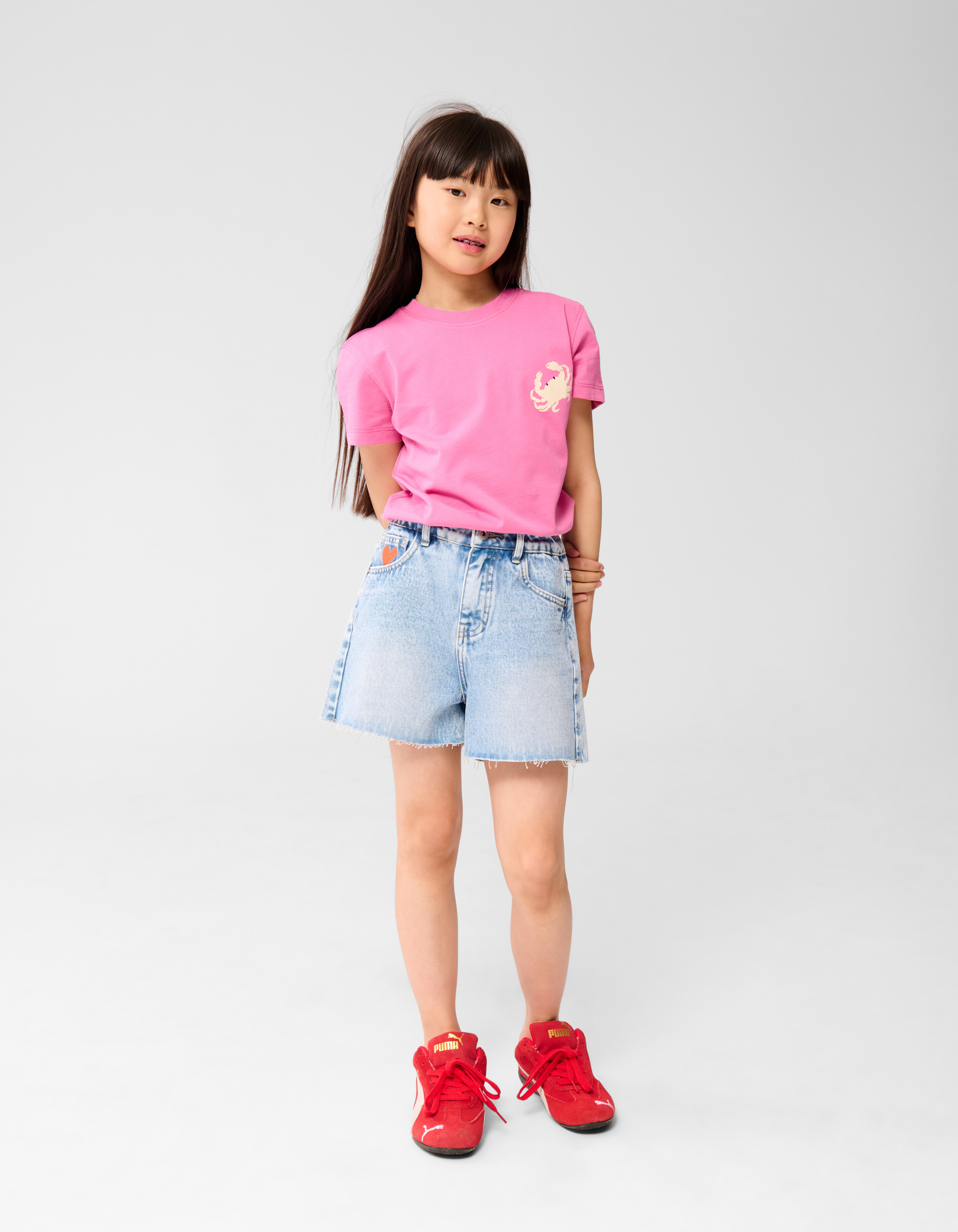 Beach Club Artwork T-shirt Rosa SHOEBY GIRLS