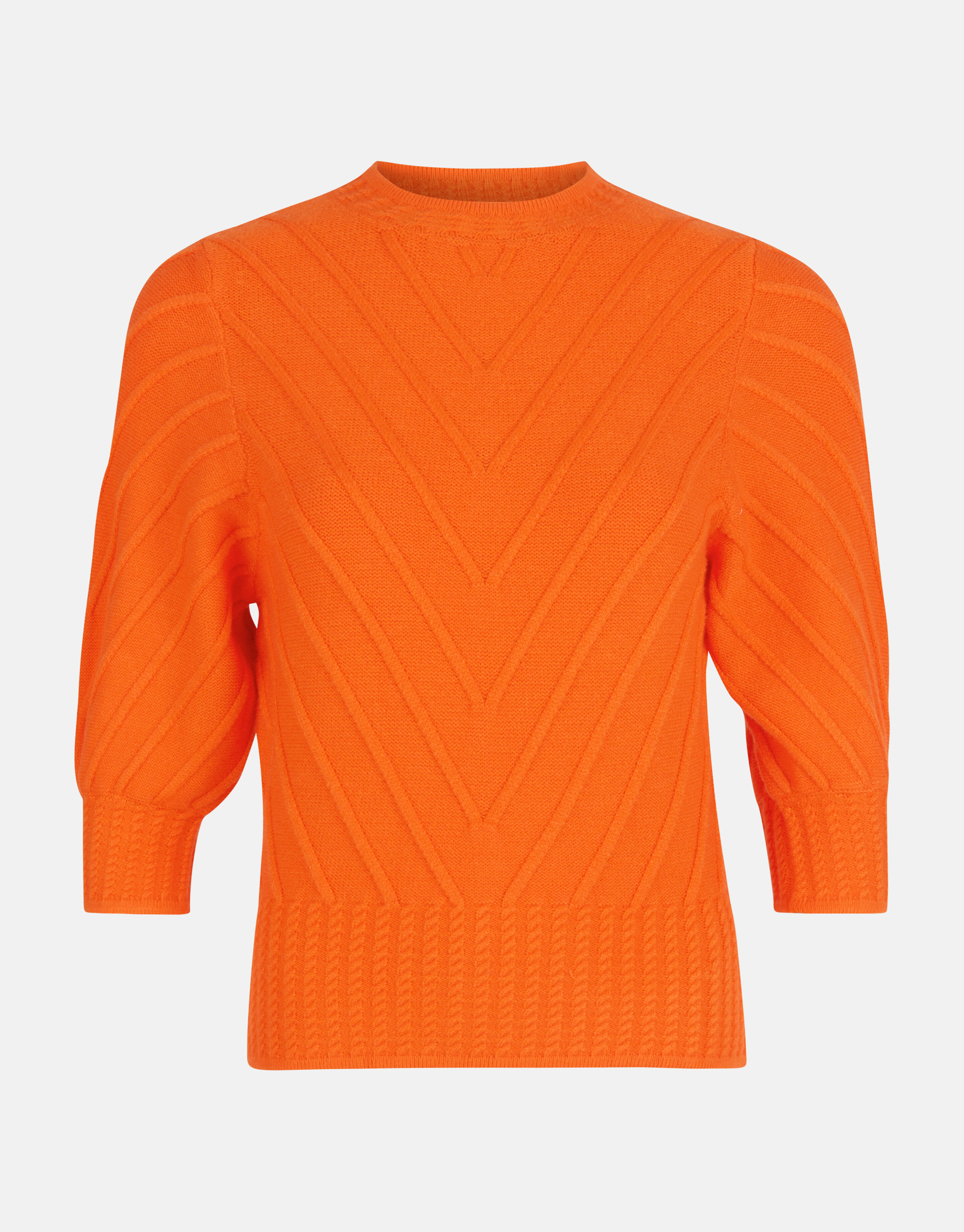 Diagonaler Pullover Orange SHOEBY WOMEN