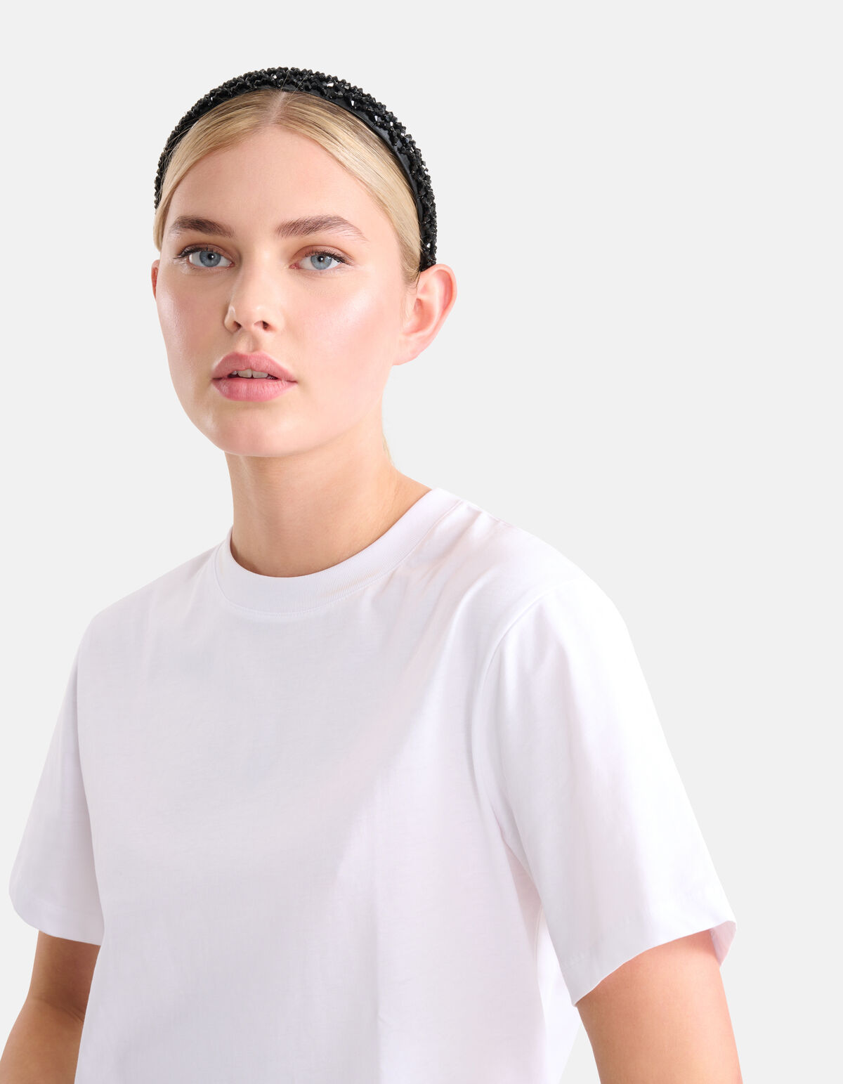 Perlen-Haarband Schwarz SHOEBY ACCESSOIRES